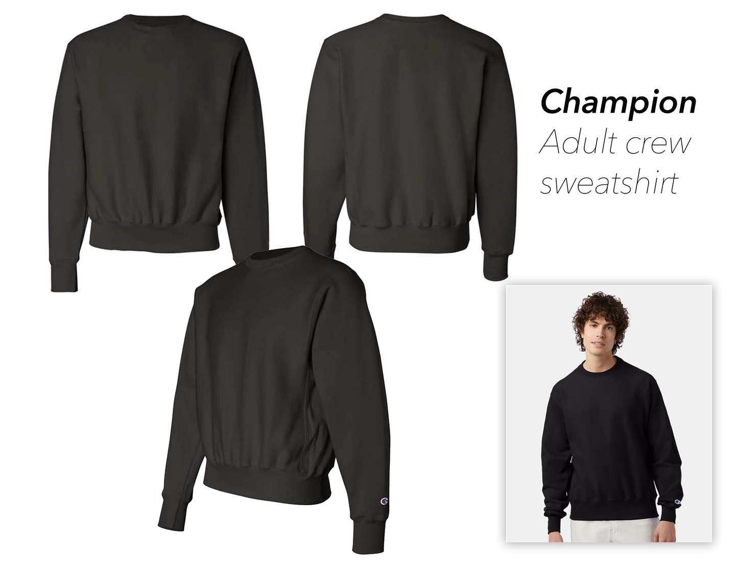 The Mountains Are Calling - Style 15 - Adult Crew Sweatshirt