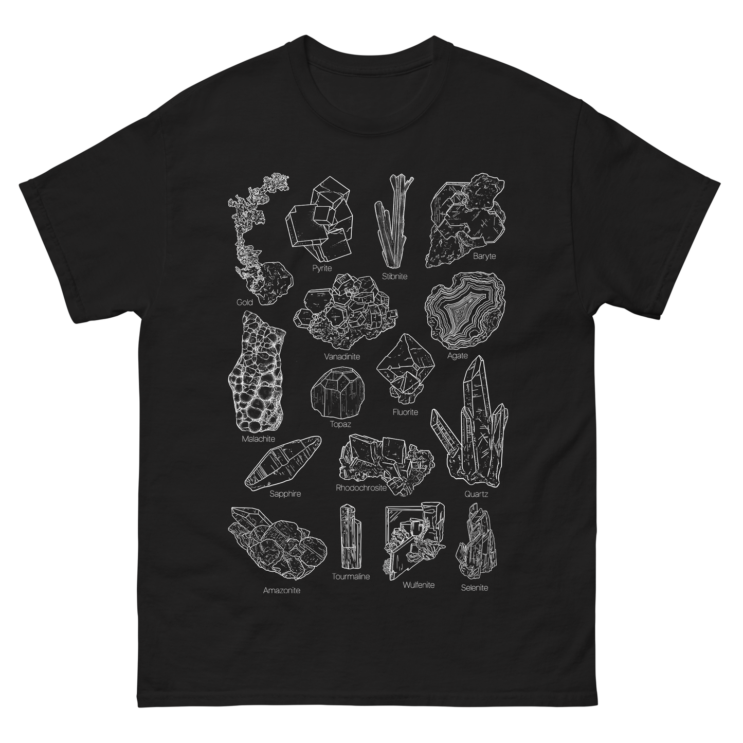 Mineral Illustrations Vol. 1 T-Shirt - ALMOST SOLD OUT!