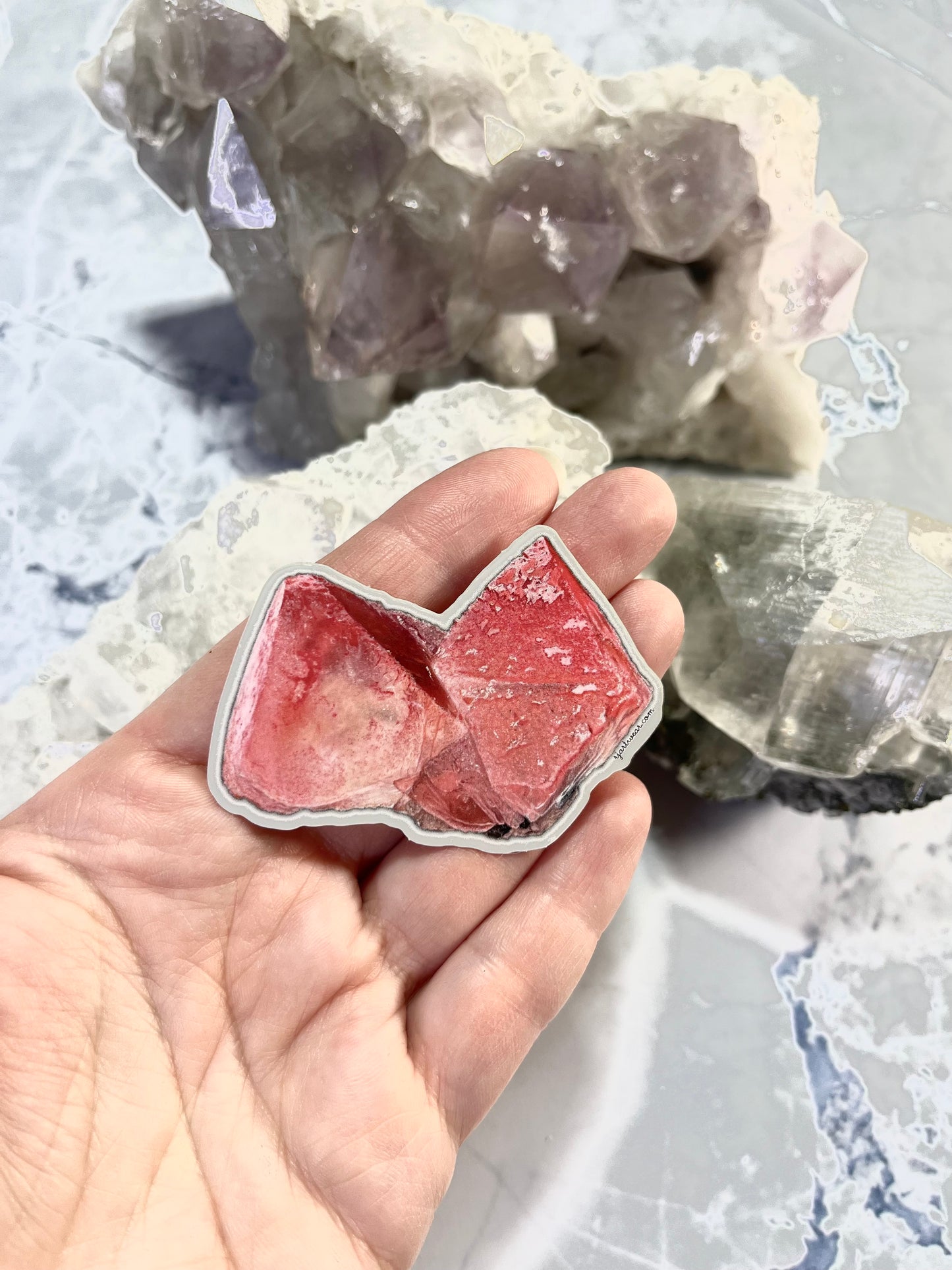 Alpine Austrian Fluorite Sticker