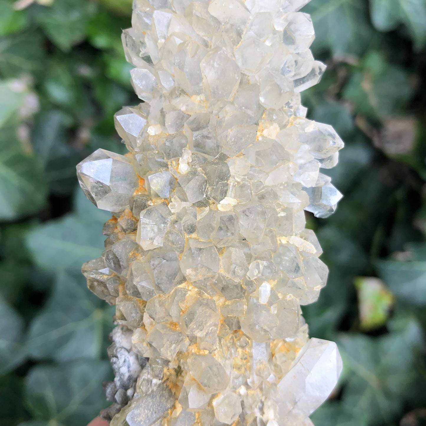 Chlorite Quartz Cluster Plate - Pakistan