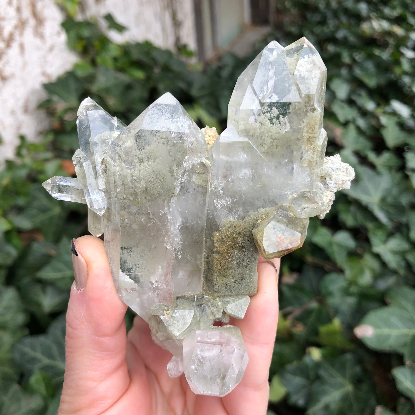 Chlorite Quartz Cluster - Pakistan