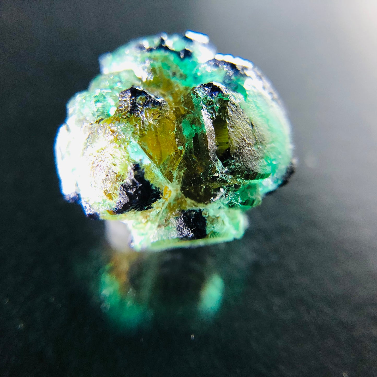 Fluorite Eye Thumbnail - Erongo Mnt. Region - Namibia - UV Reactive!