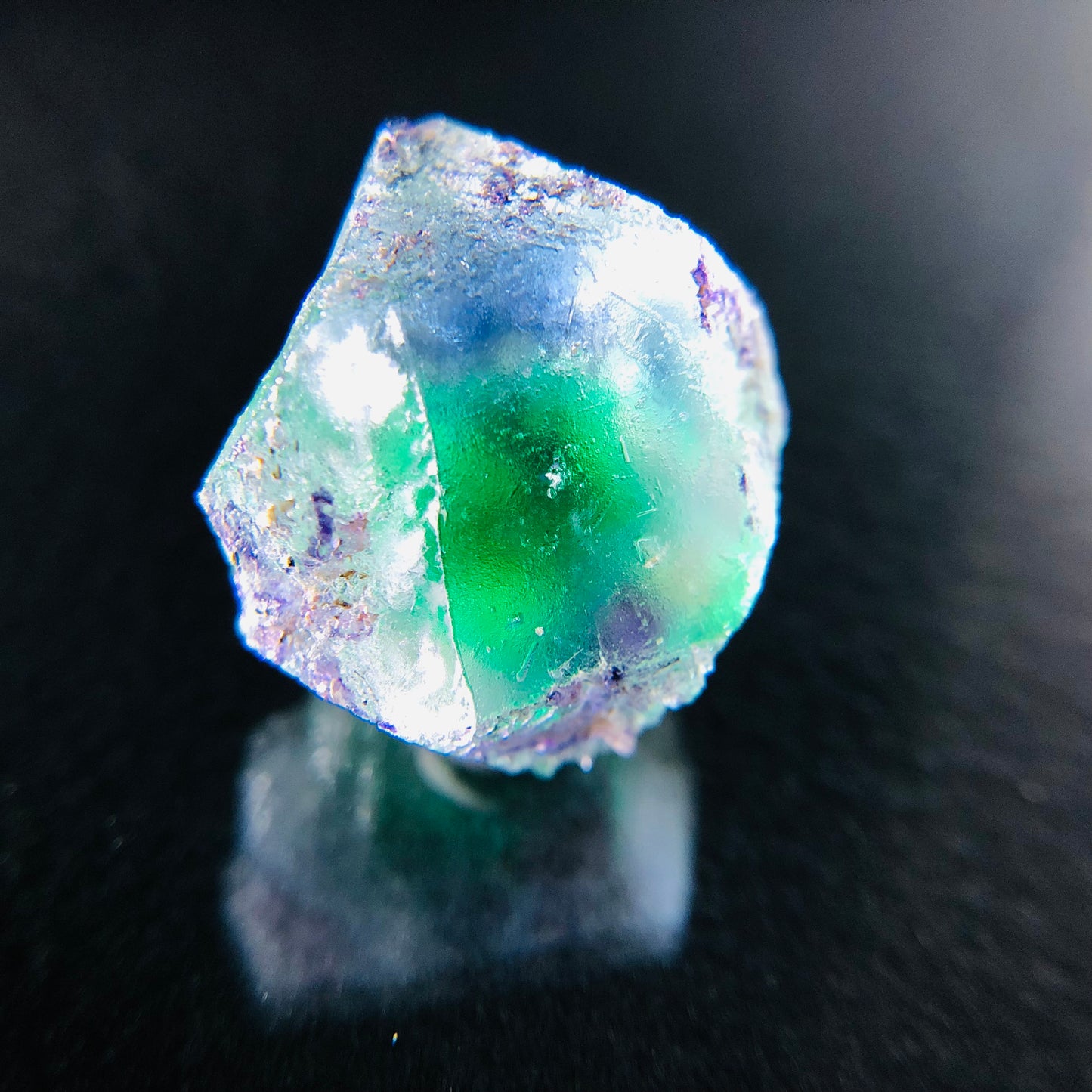 Fluorite Eye Thumbnail - Erongo Mnt. Region - Namibia - UV Reactive!