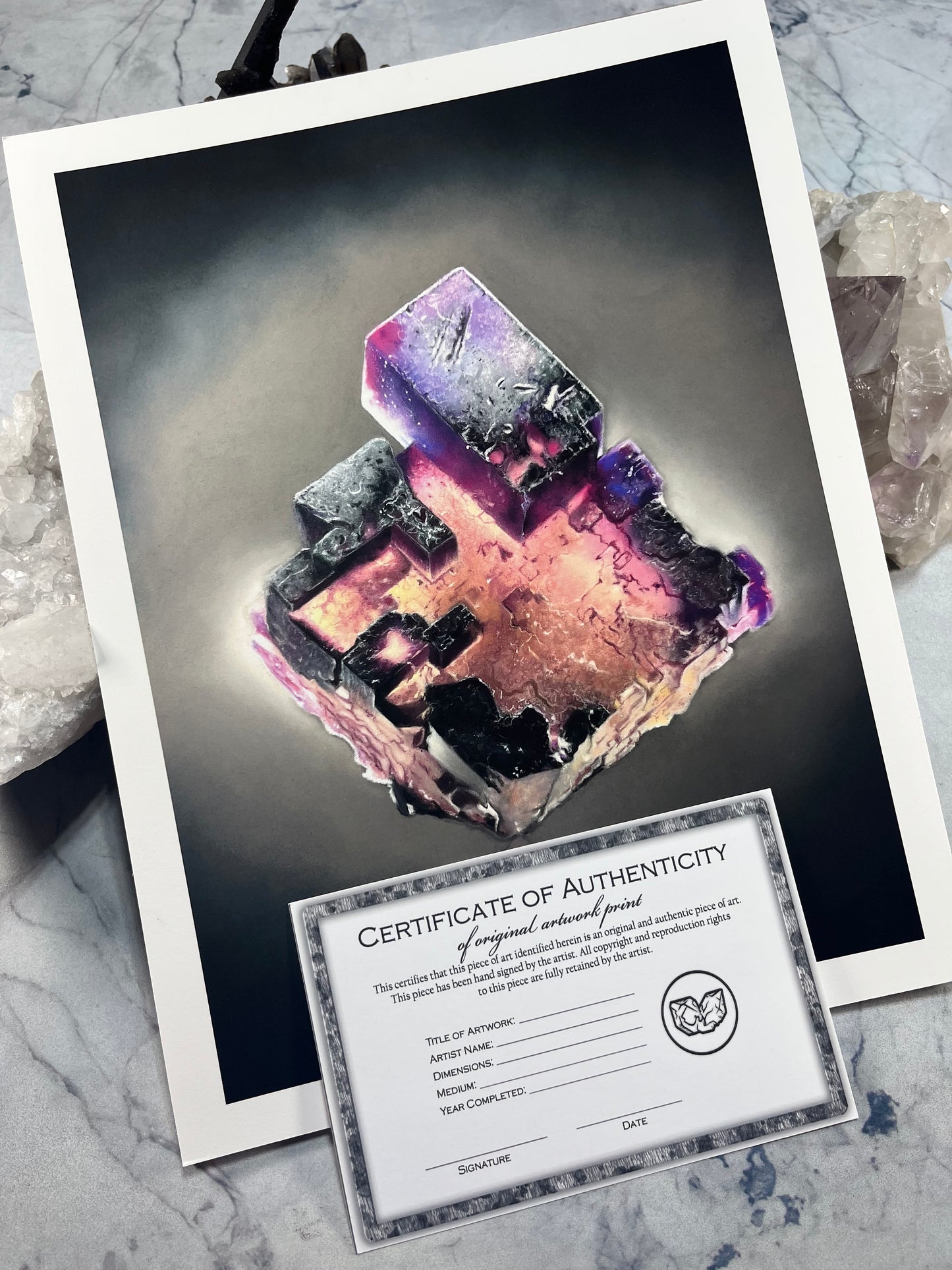 Fluorite - Illinois - Fine Art Print