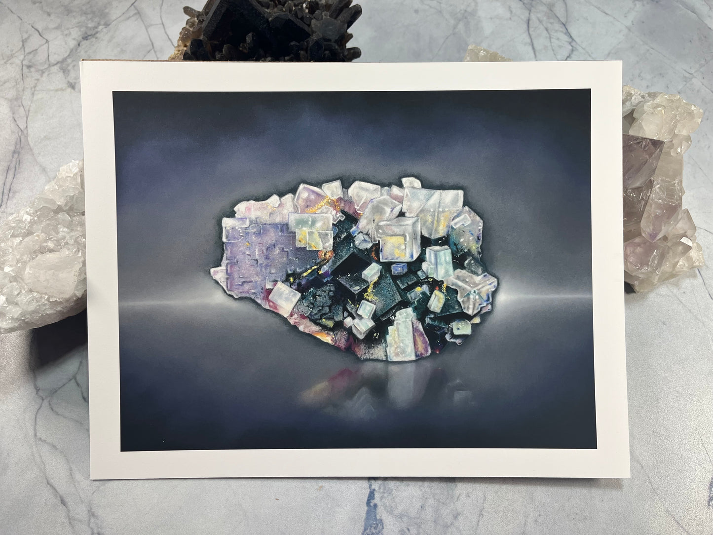 Fluorite Cluster - Illinois - Fine Art Print