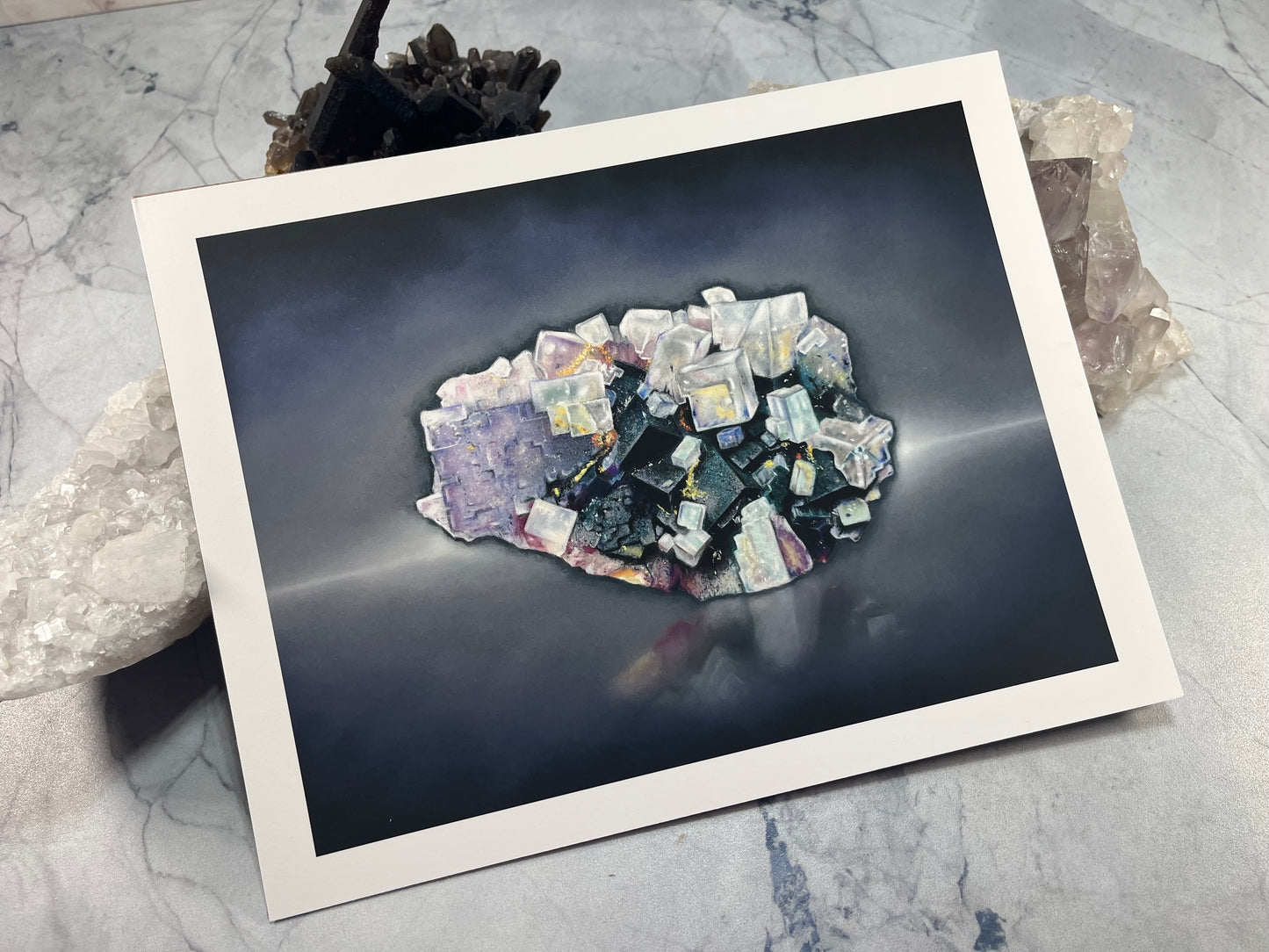 Fluorite Cluster - Illinois - Fine Art Print