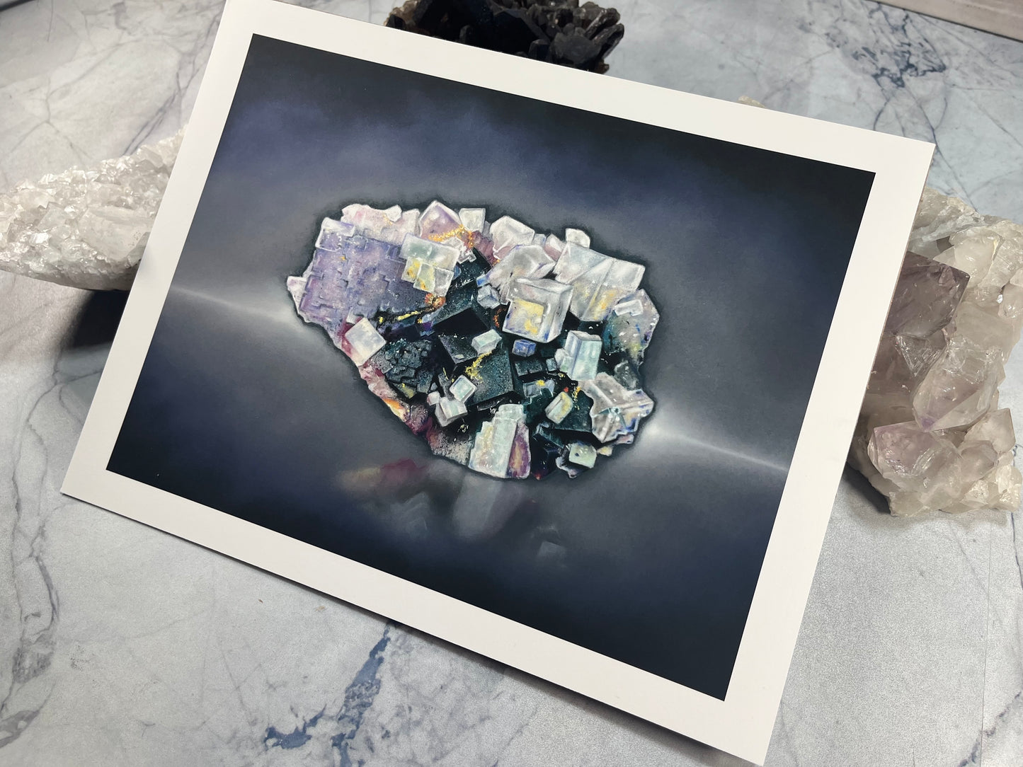 Fluorite Cluster - Illinois - Fine Art Print