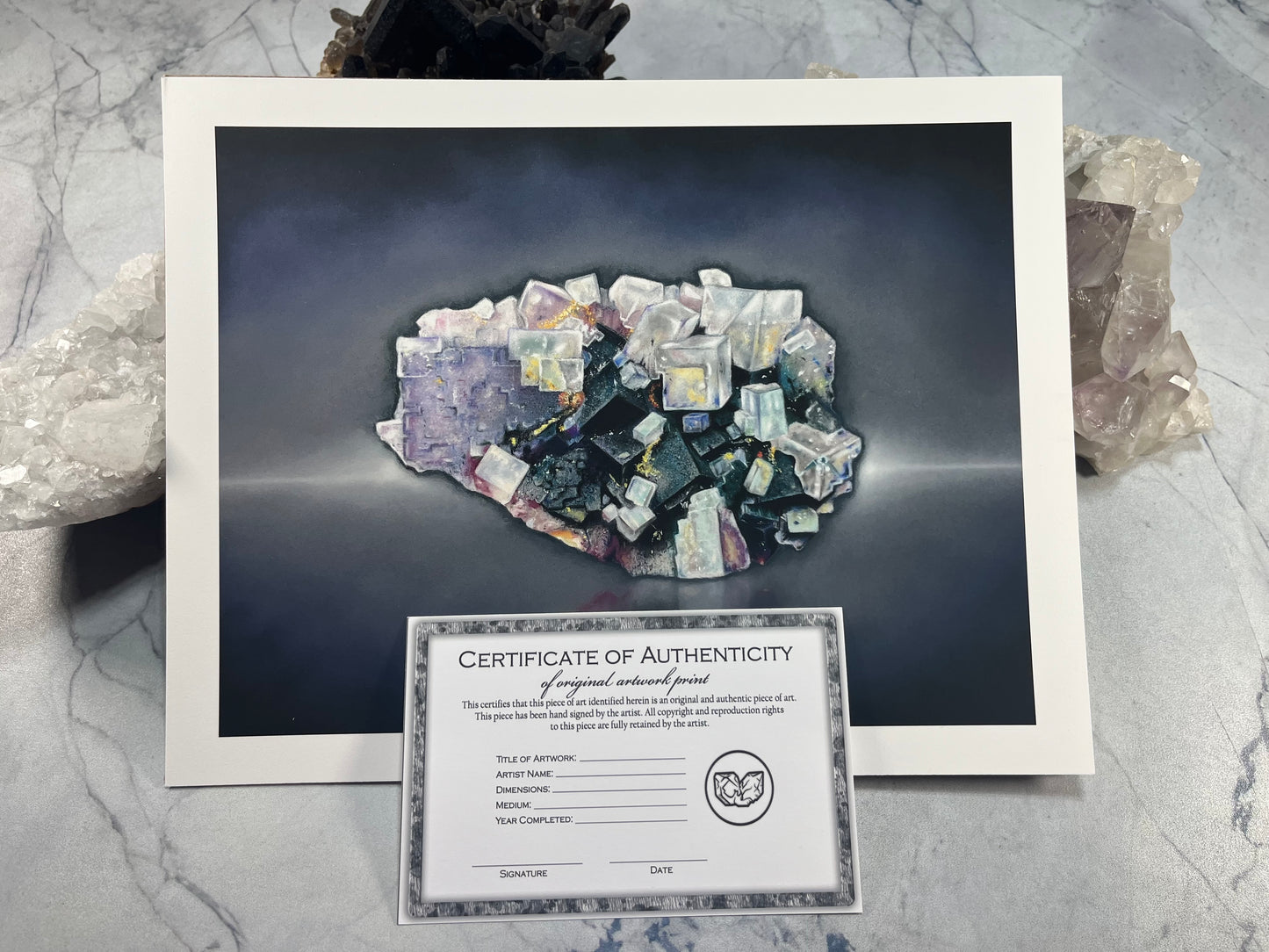 Fluorite Cluster - Illinois - Fine Art Print