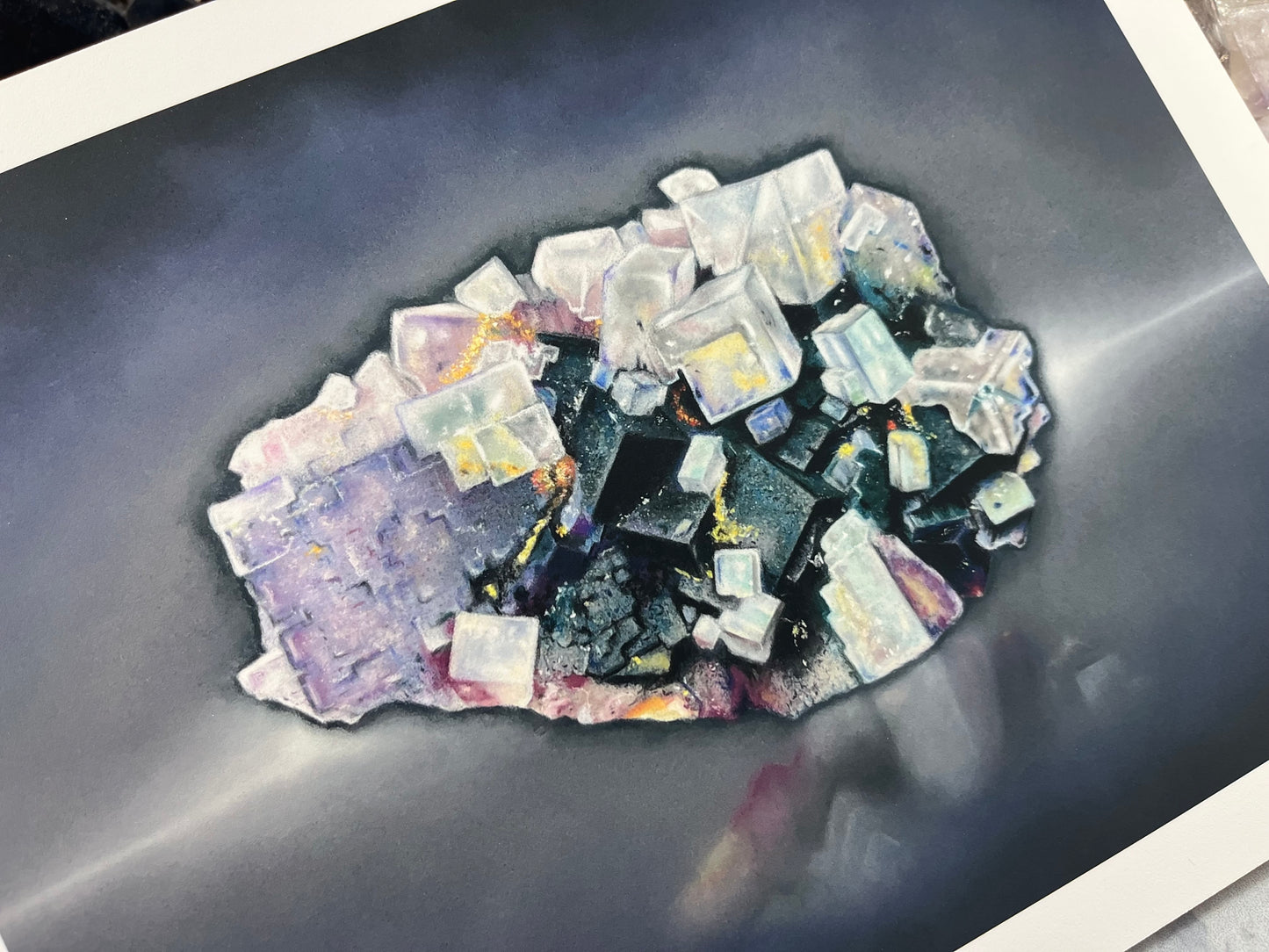 Fluorite Cluster - Illinois - Fine Art Print