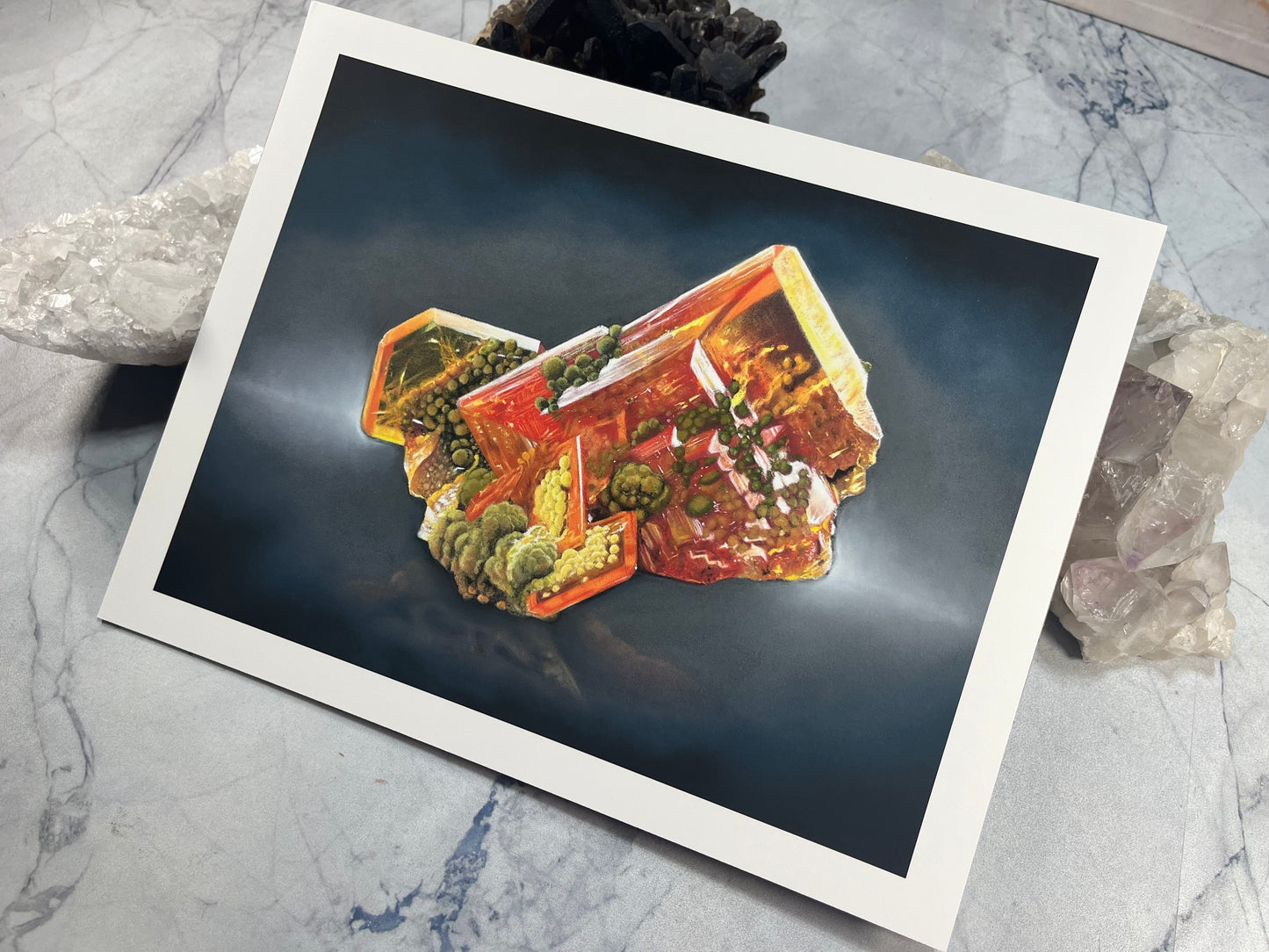 Wulfenite - Mexico - Fine Art Print