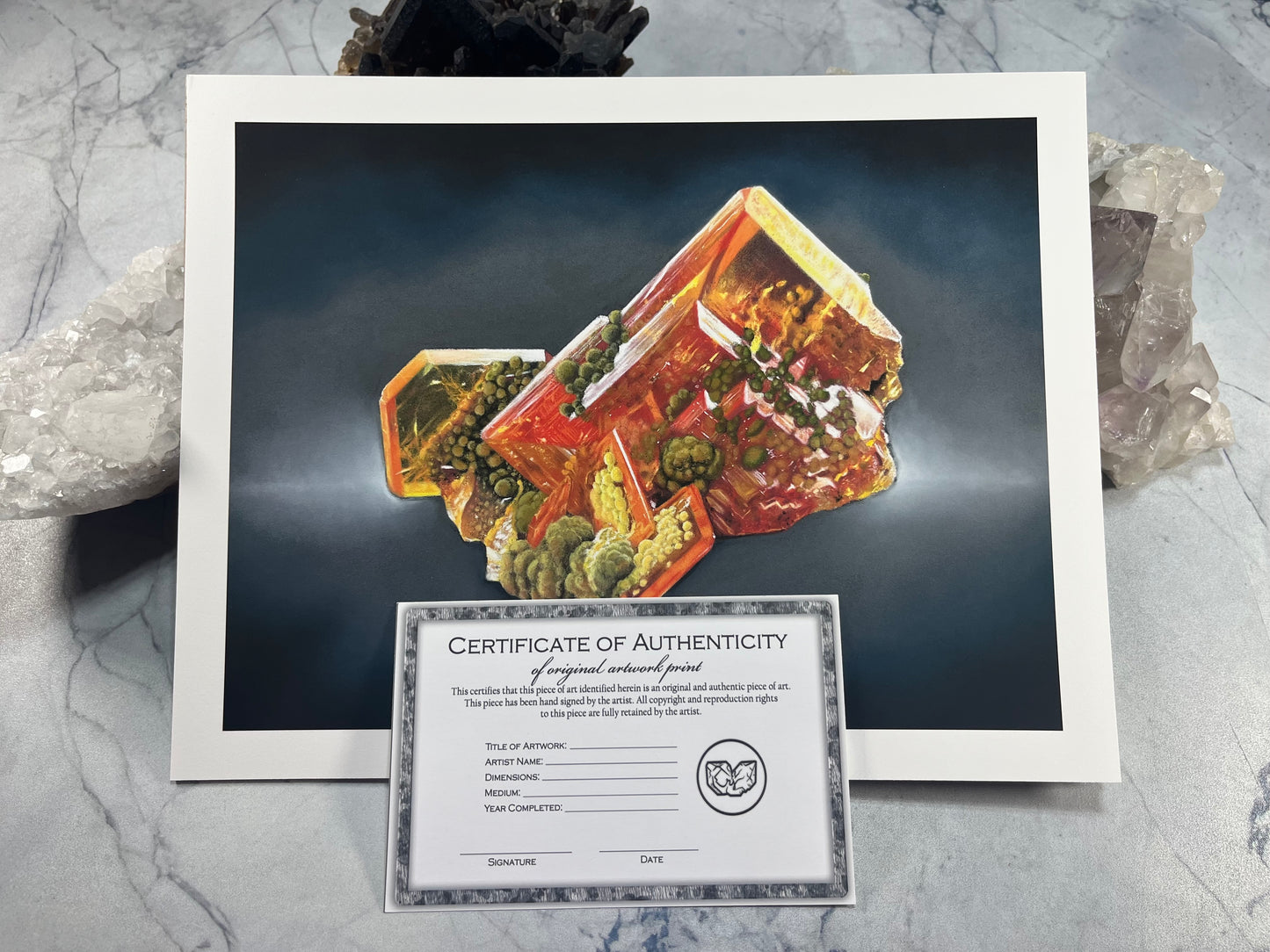 Wulfenite - Mexico - Fine Art Print
