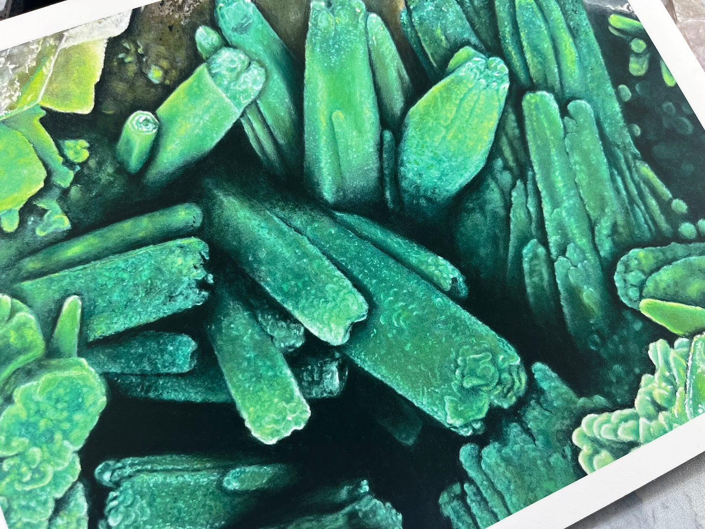 Bayldonite over Mimetite - UK - Fine Art Print
