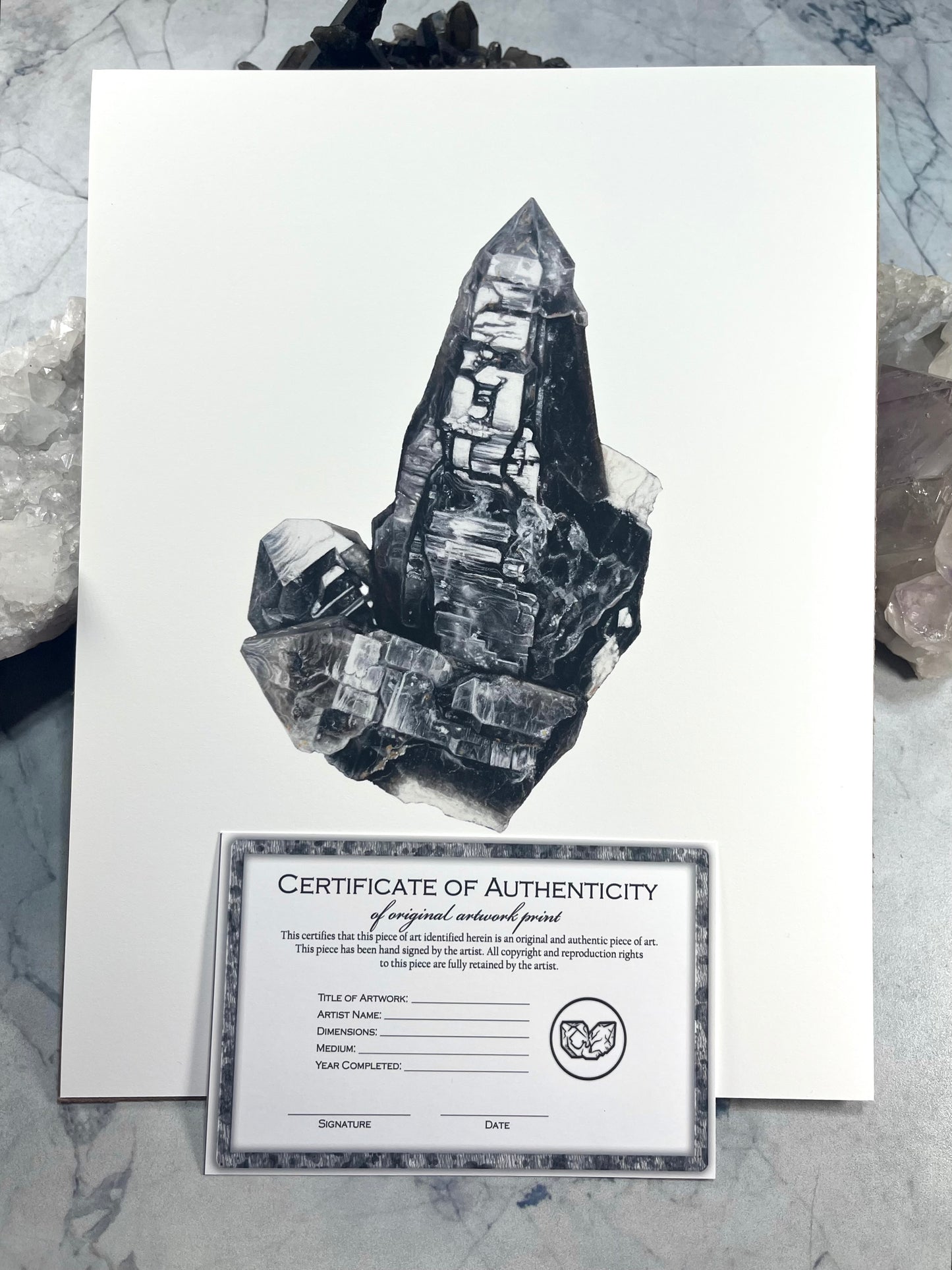 Smoky Quartz - Idaho - Fine Art Print