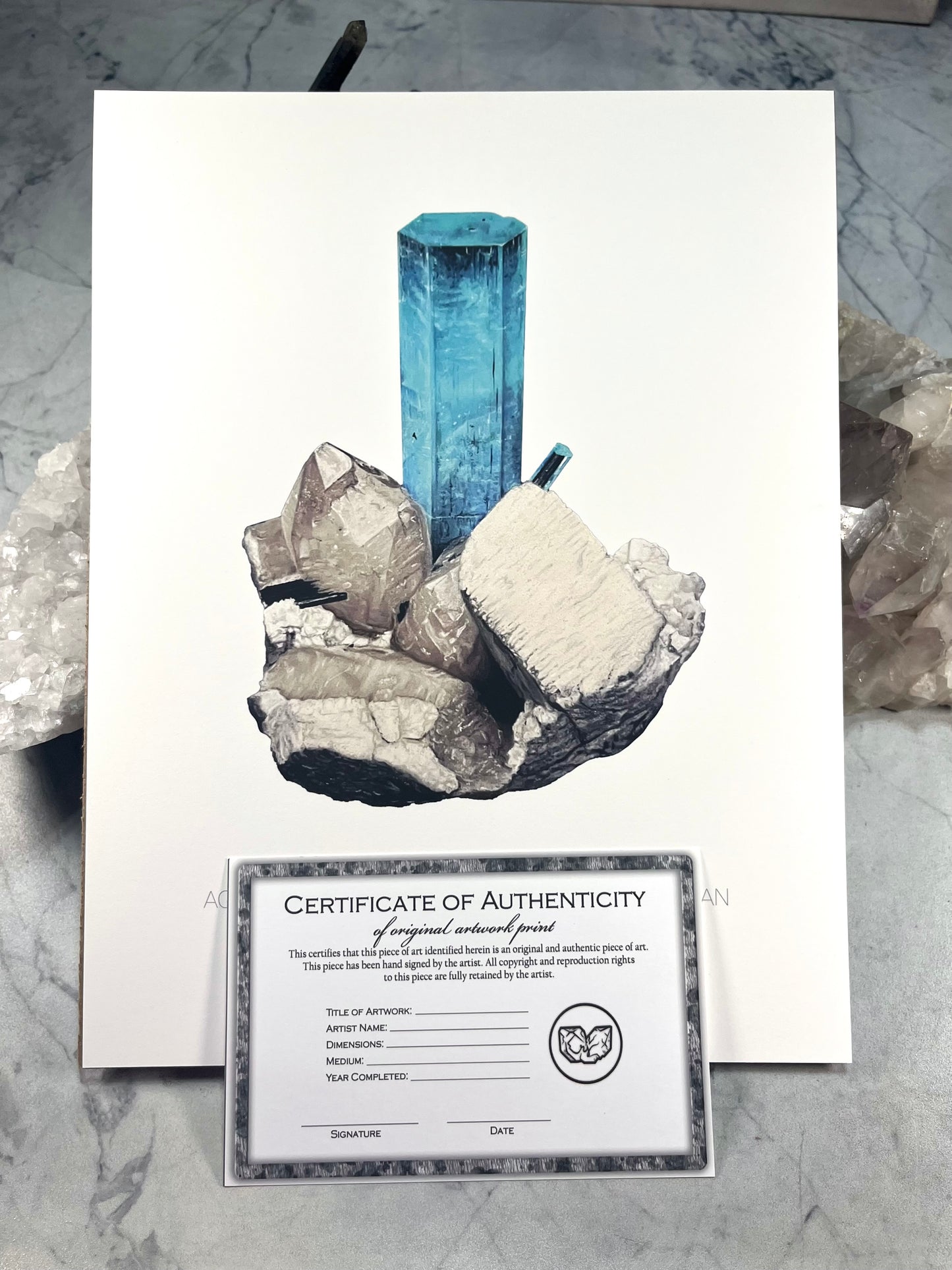 Aquamarine - Pakistan - Fine Art Print