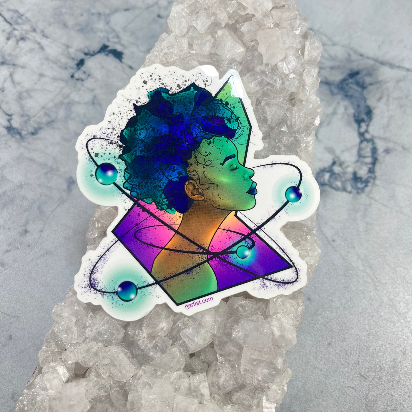 Galaxy Queen Sticker