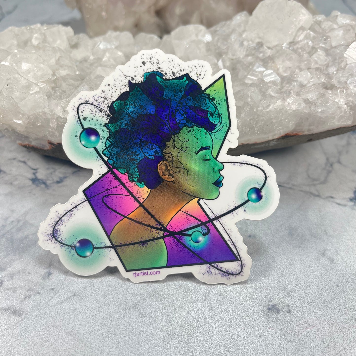 Galaxy Queen Sticker