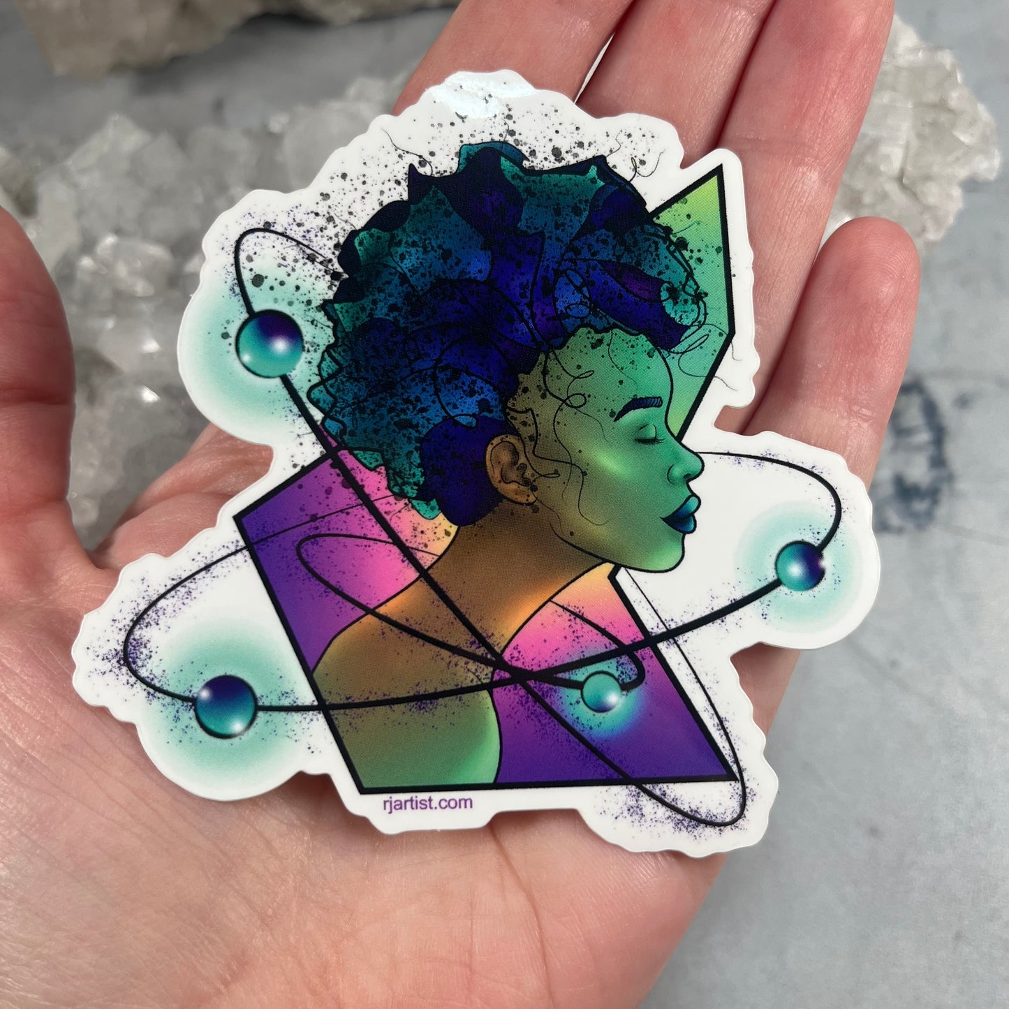 Galaxy Queen Sticker