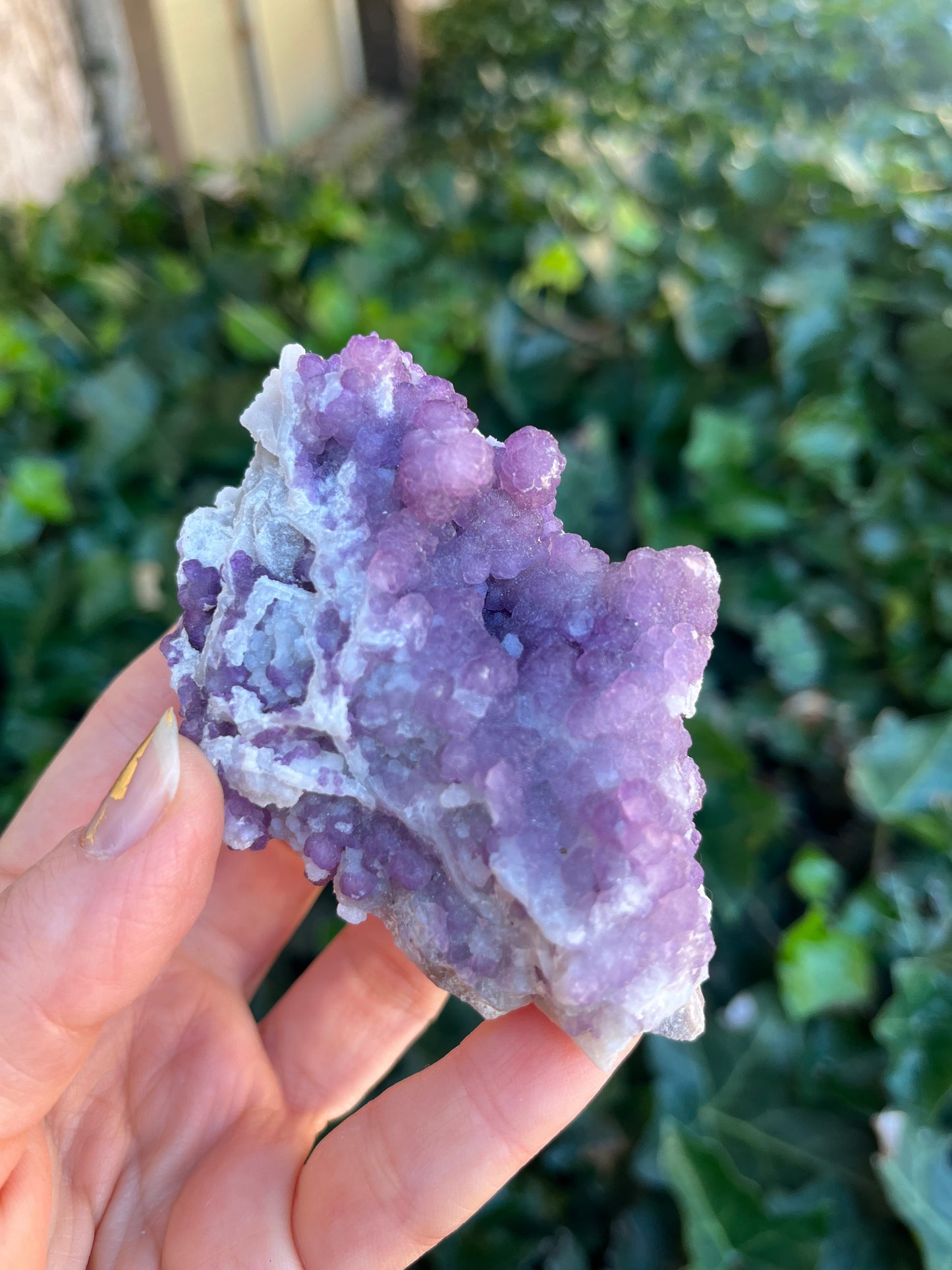 Botryoidal Purple Fluorite - Arizona - UV Reactive inclusions!