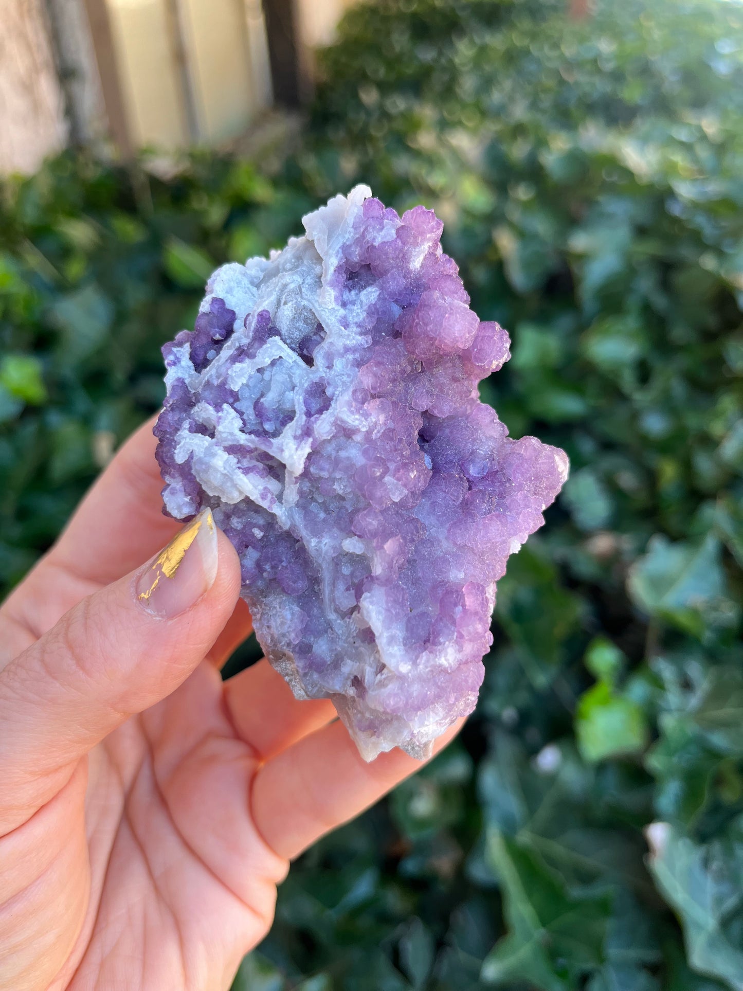 Botryoidal Purple Fluorite - Arizona - UV Reactive inclusions!
