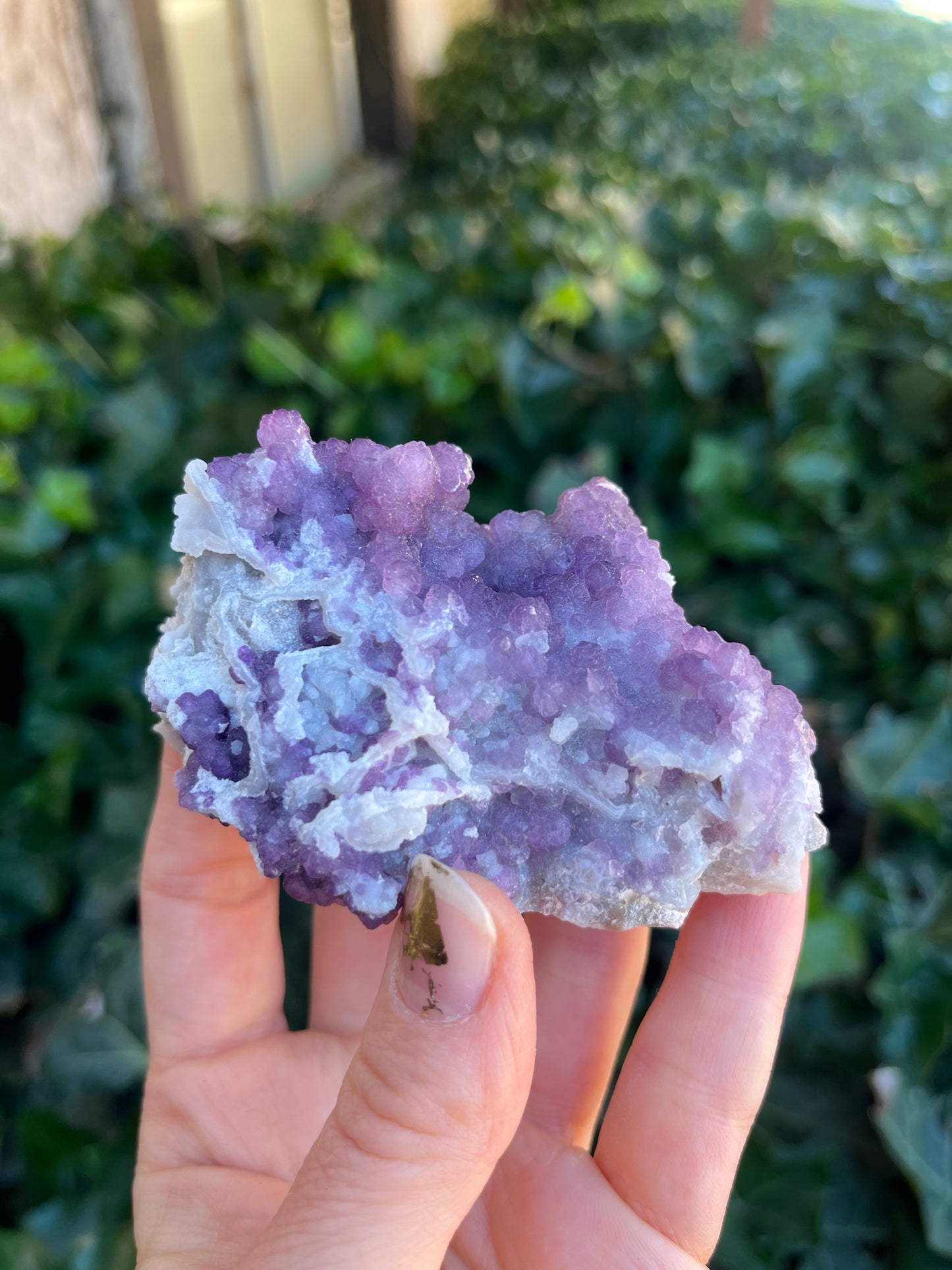 Botryoidal Purple Fluorite - Arizona - UV Reactive inclusions!