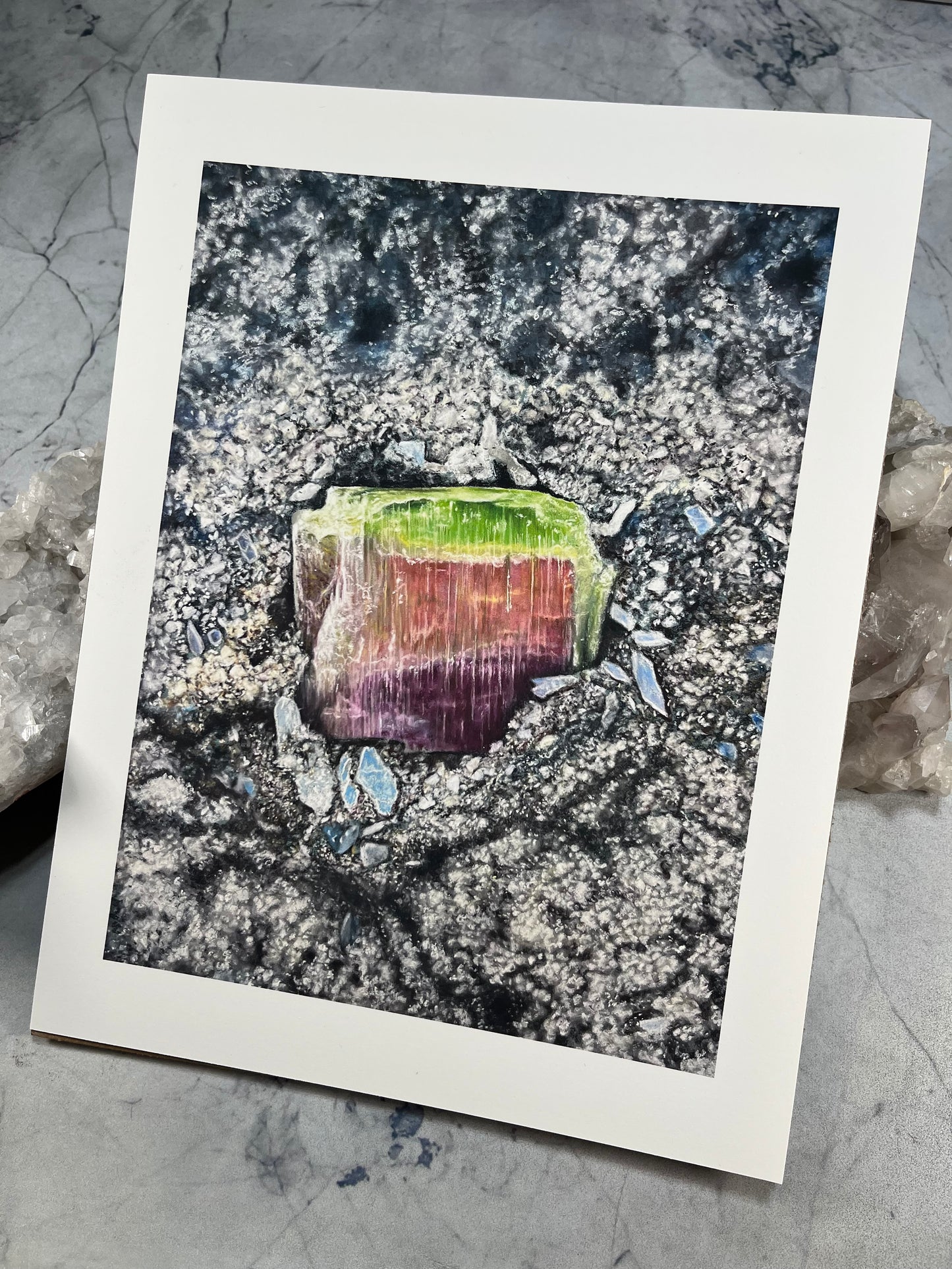 Watermelon Tourmaline - California - Fine Art Print