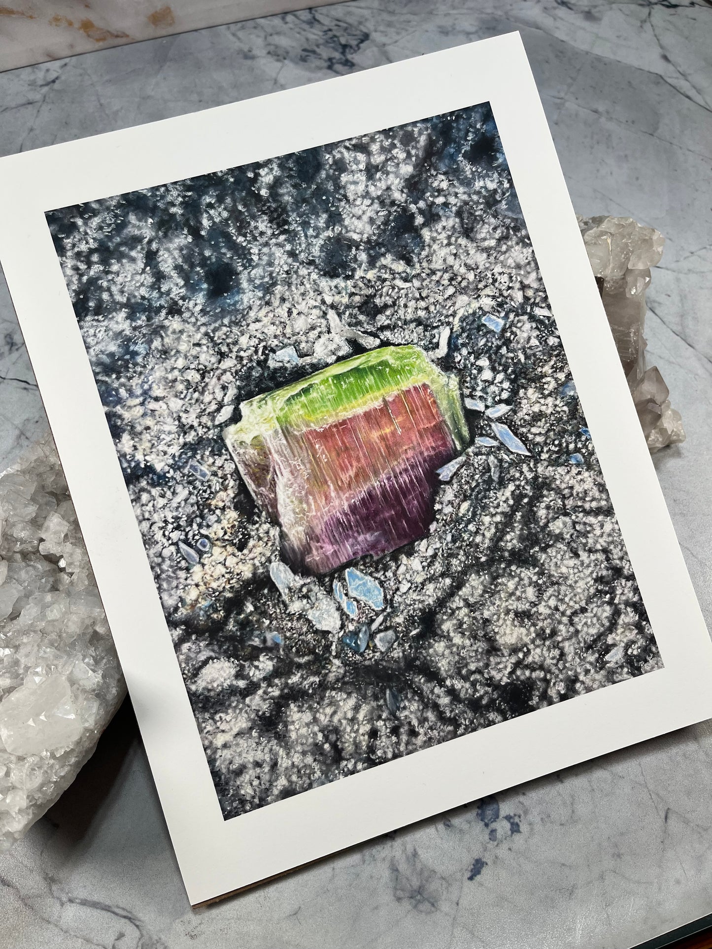 Watermelon Tourmaline - California - Fine Art Print