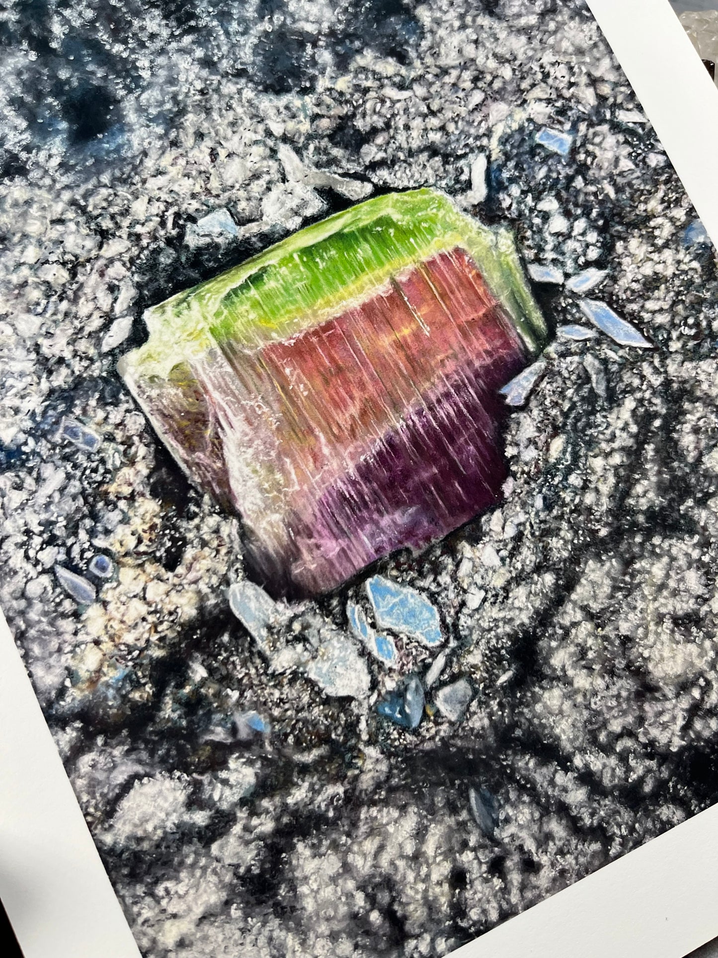 Watermelon Tourmaline - California - Fine Art Print