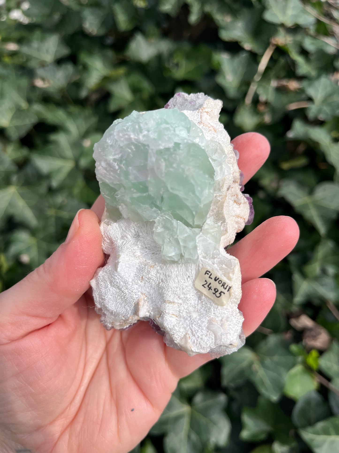 Octahedron Fluorite Cluster - China