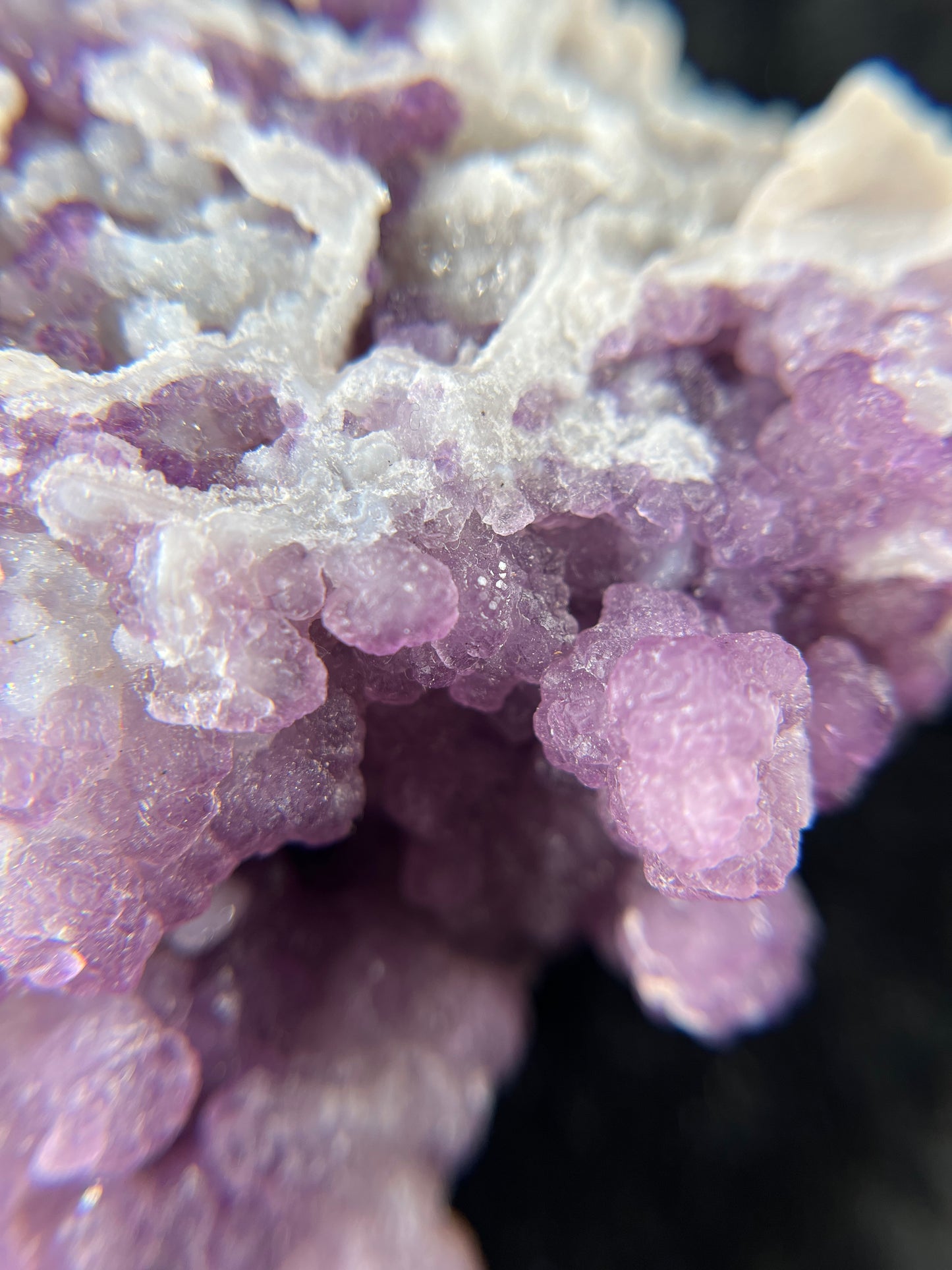 Botryoidal Purple Fluorite - Arizona - UV Reactive inclusions!
