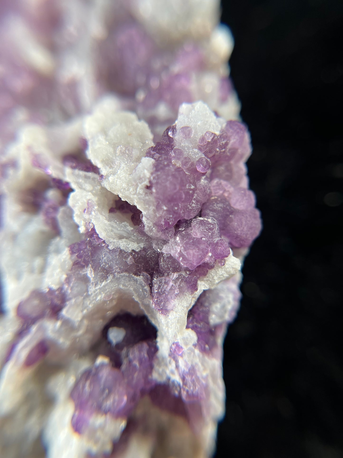 Botryoidal Purple Fluorite - Arizona - UV Reactive inclusions!