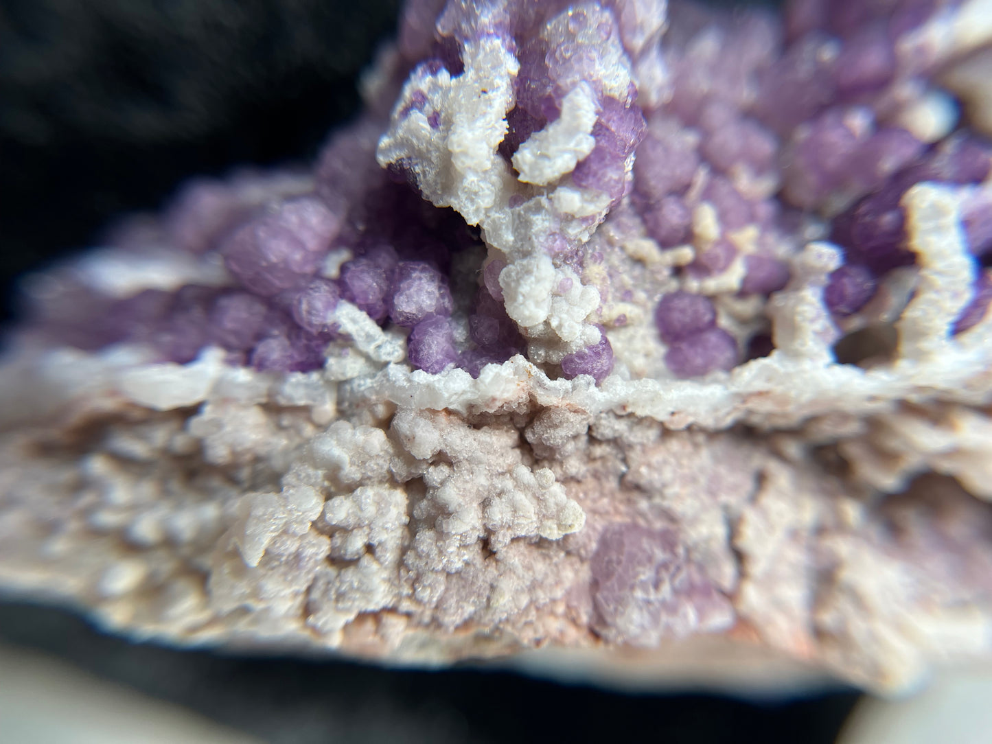 Botryoidal Purple Fluorite - Arizona - UV Reactive inclusions!