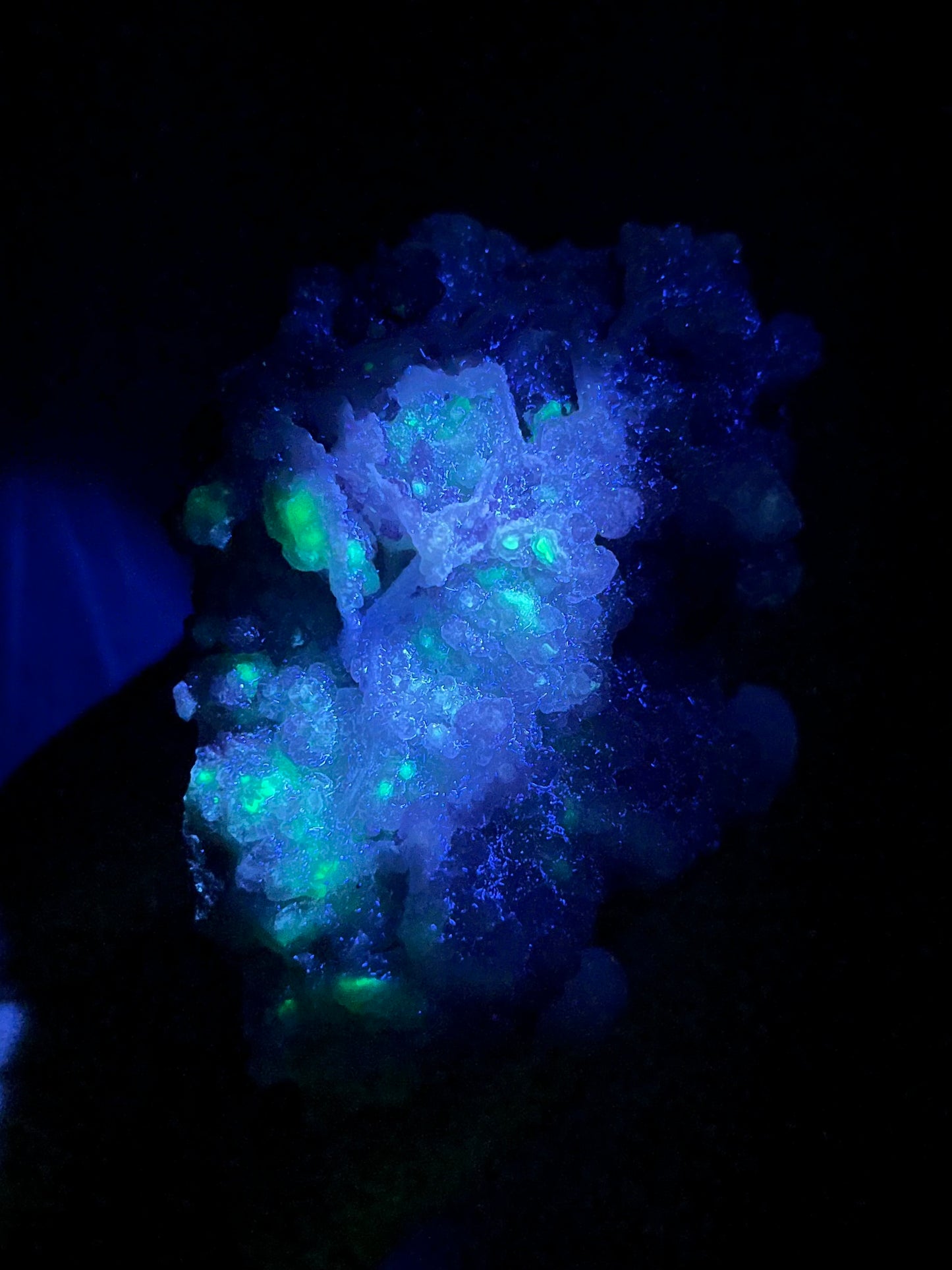 Botryoidal Purple Fluorite - Arizona - UV Reactive inclusions!