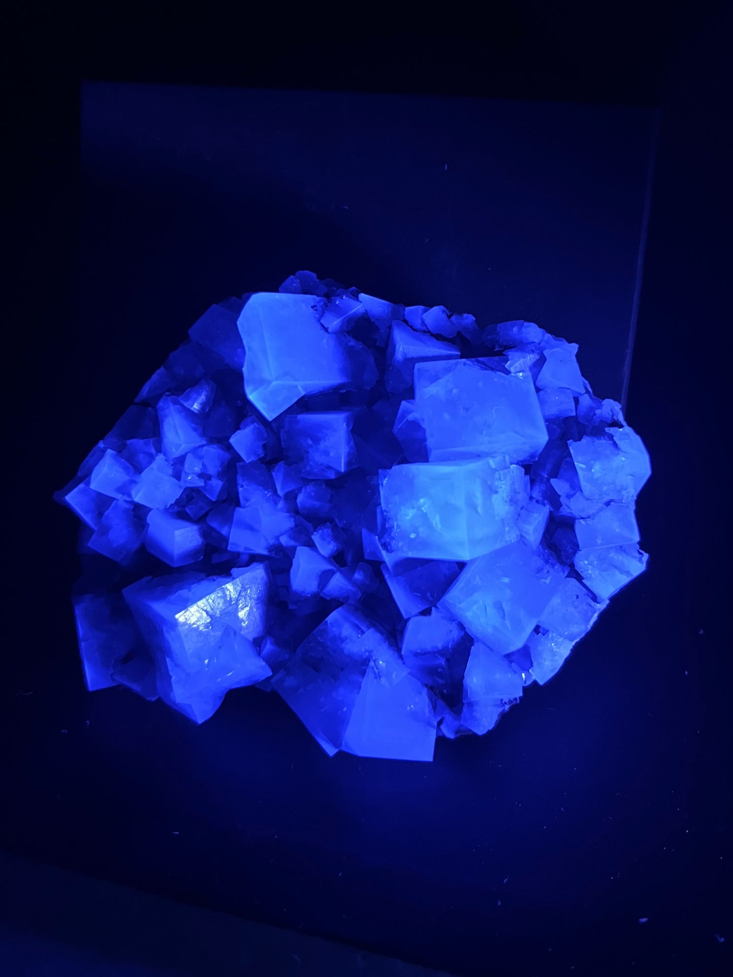 Green Fluorite Cluster - England - UV Reactive
