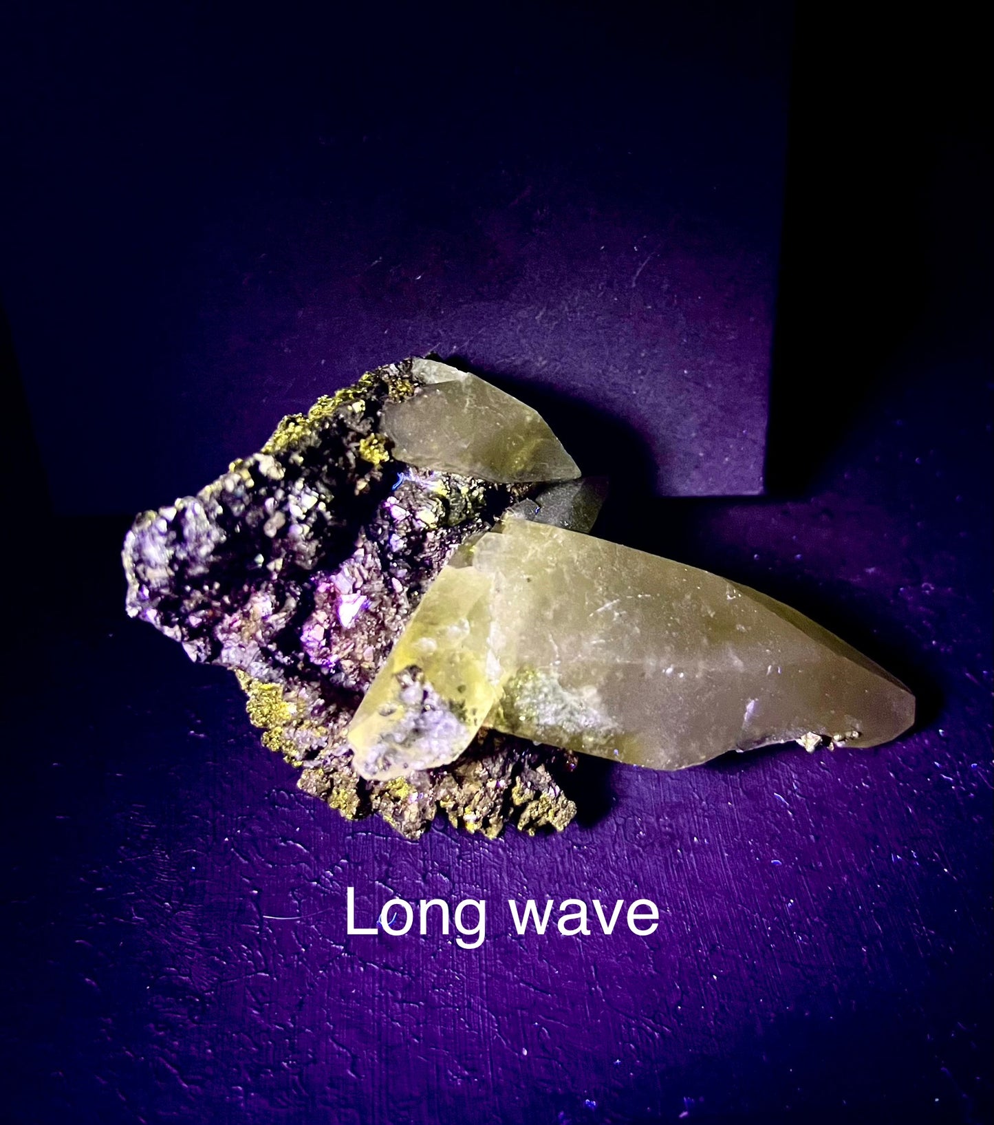Calcite with Chalcopyrite - Missouri