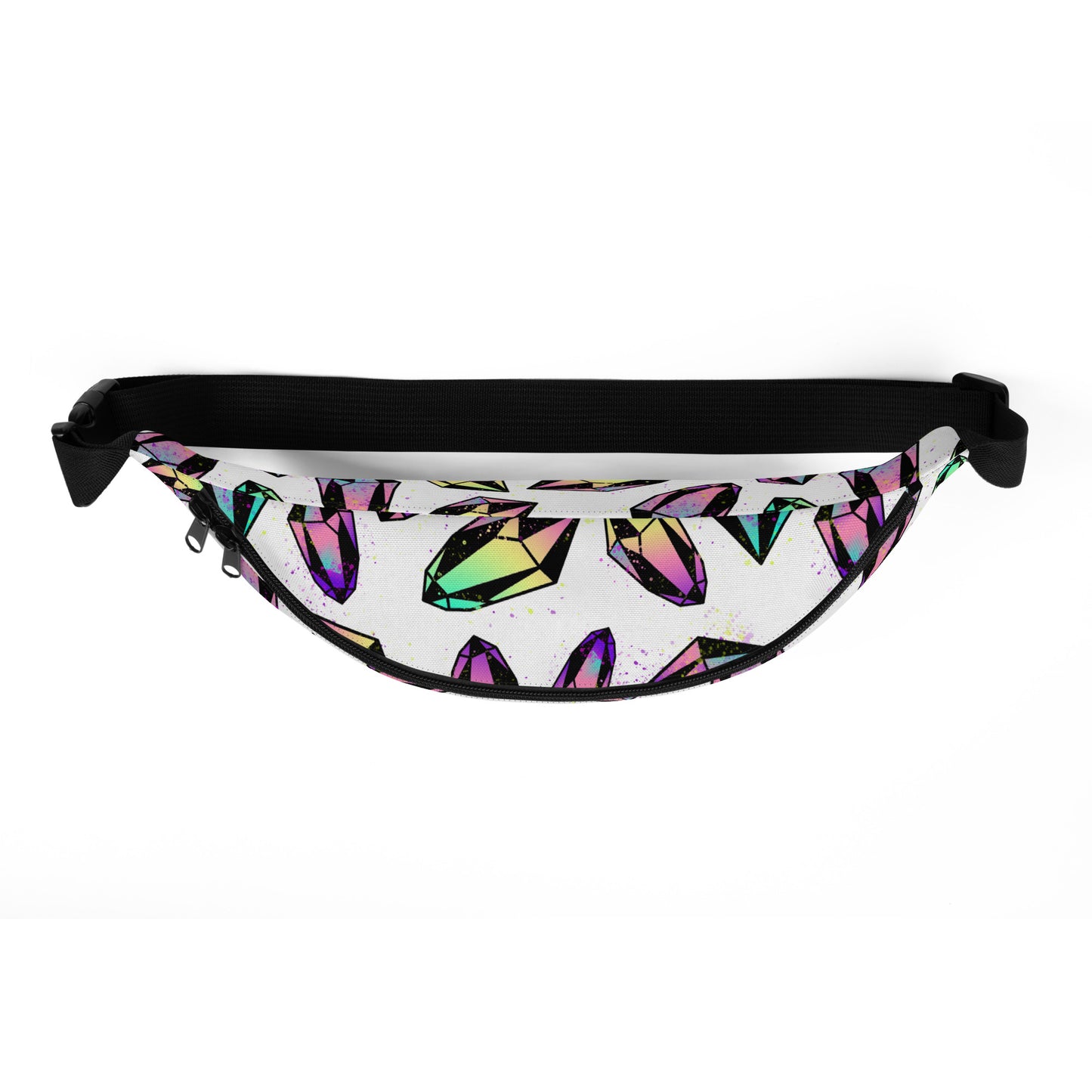 Crystal Fanny Pack - White