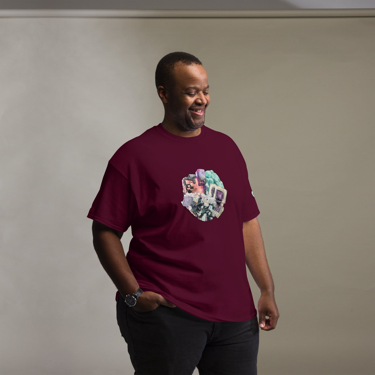 Fluorite Collage - Men's classic tee