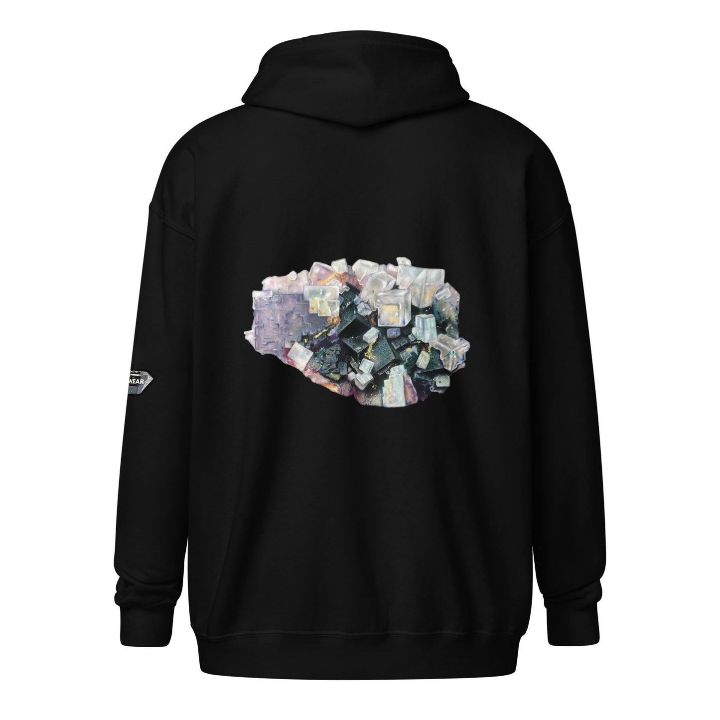 Fluorite Cluster - Unisex heavy blend zip hoodie