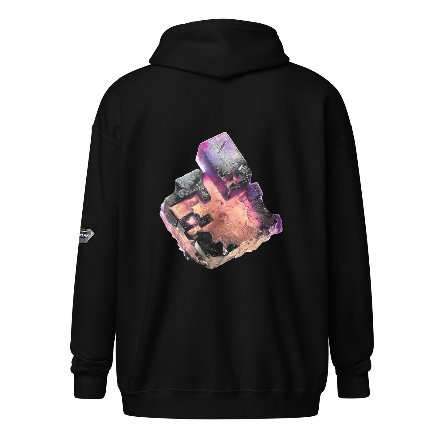 Illinois Fluorite Drawing - Unisex heavy blend zip hoodie
