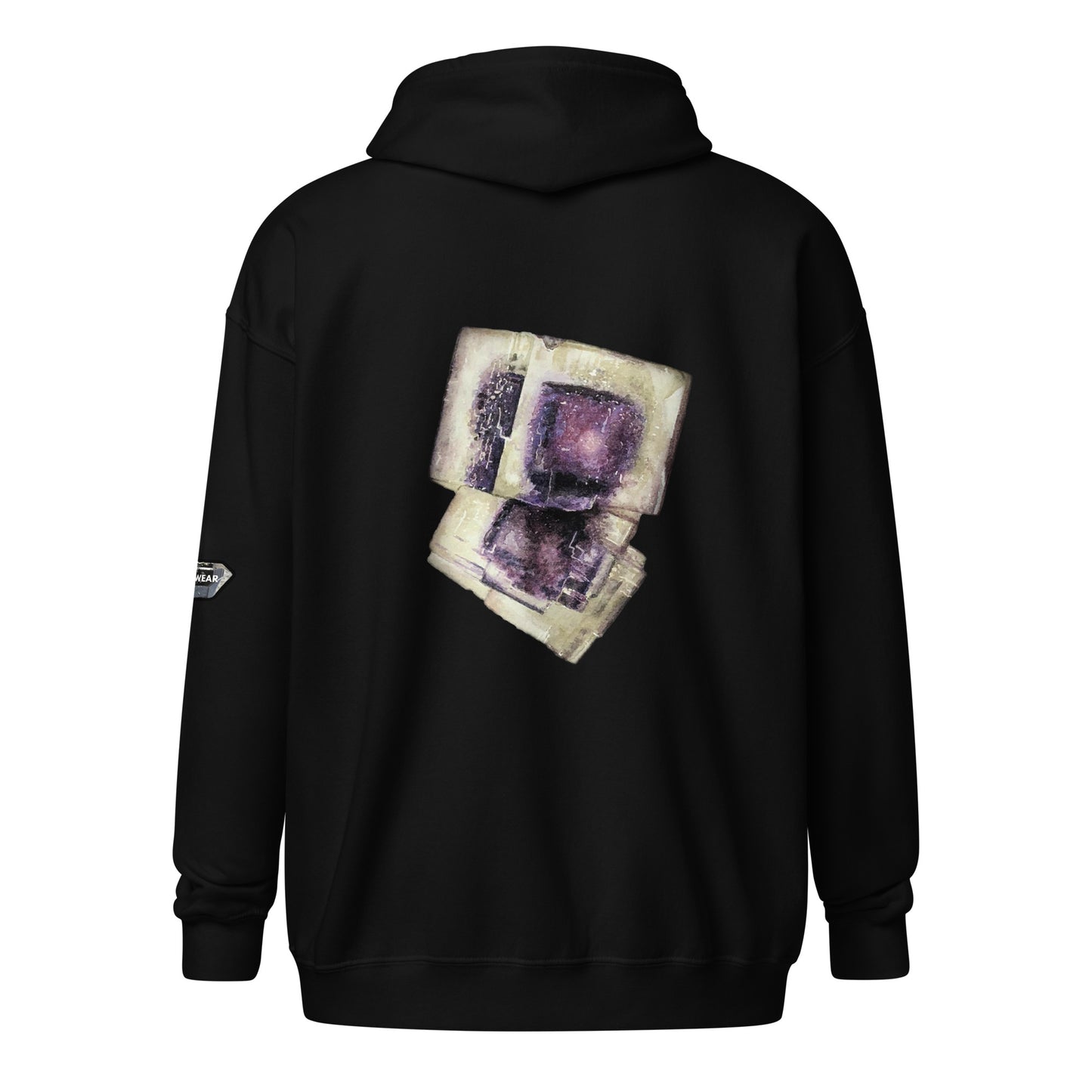 Auglaize Ohio Fluorite Watercolor - Unisex heavy blend zip hoodie