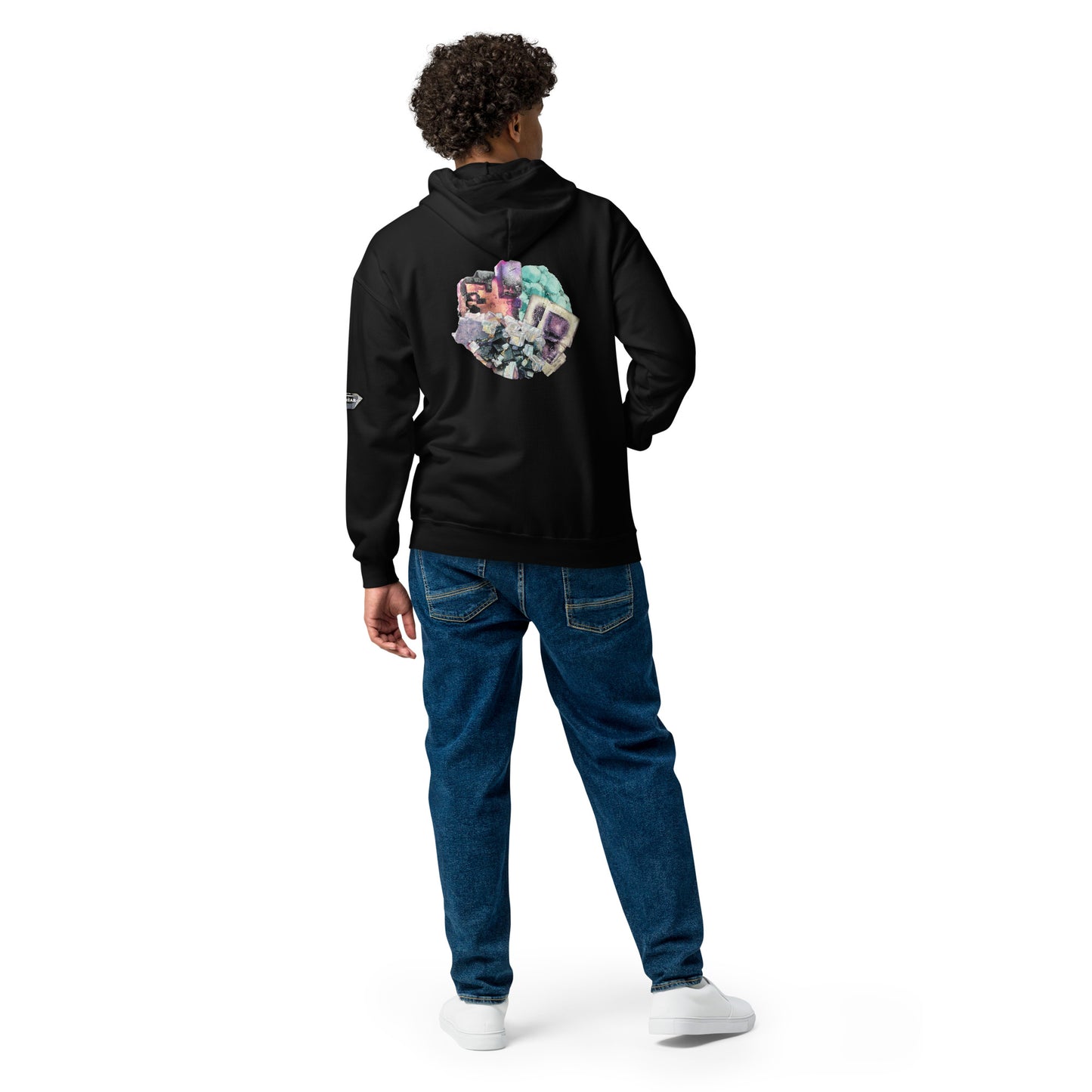 Fluorite Collage - Unisex heavy blend zip hoodie