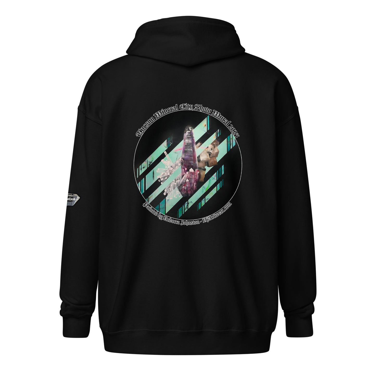 Tucson Mineral City Mural 2023 - Unisex heavy blend zip hoodie