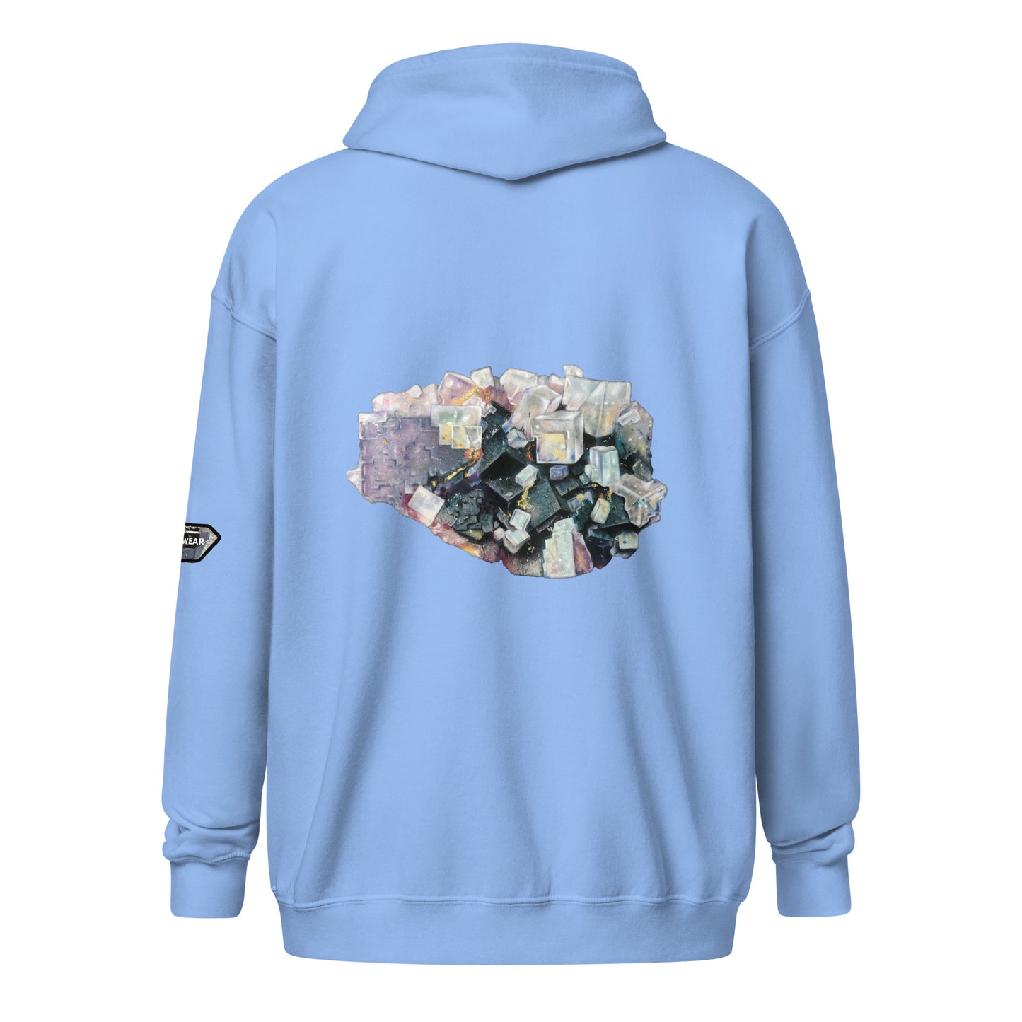 Fluorite Cluster - Unisex heavy blend zip hoodie