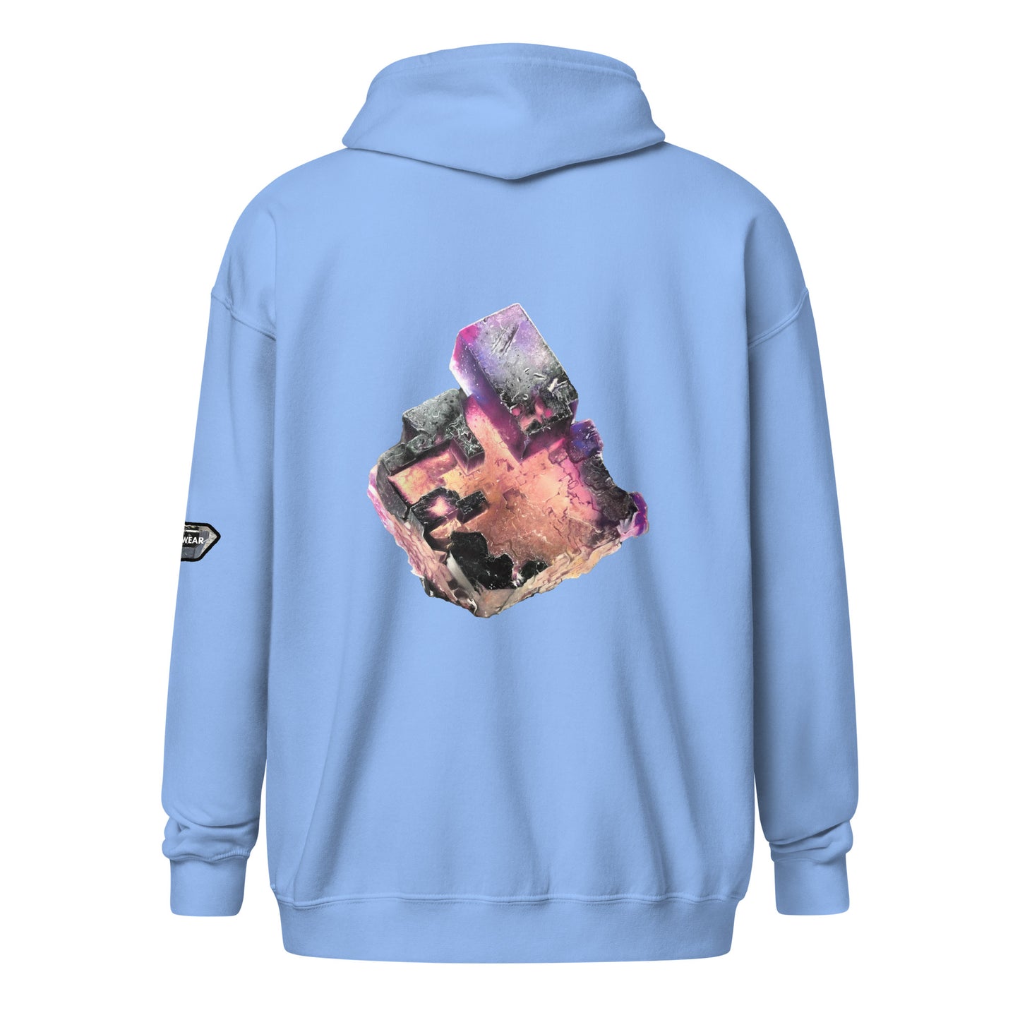 Illinois Fluorite Drawing - Unisex heavy blend zip hoodie