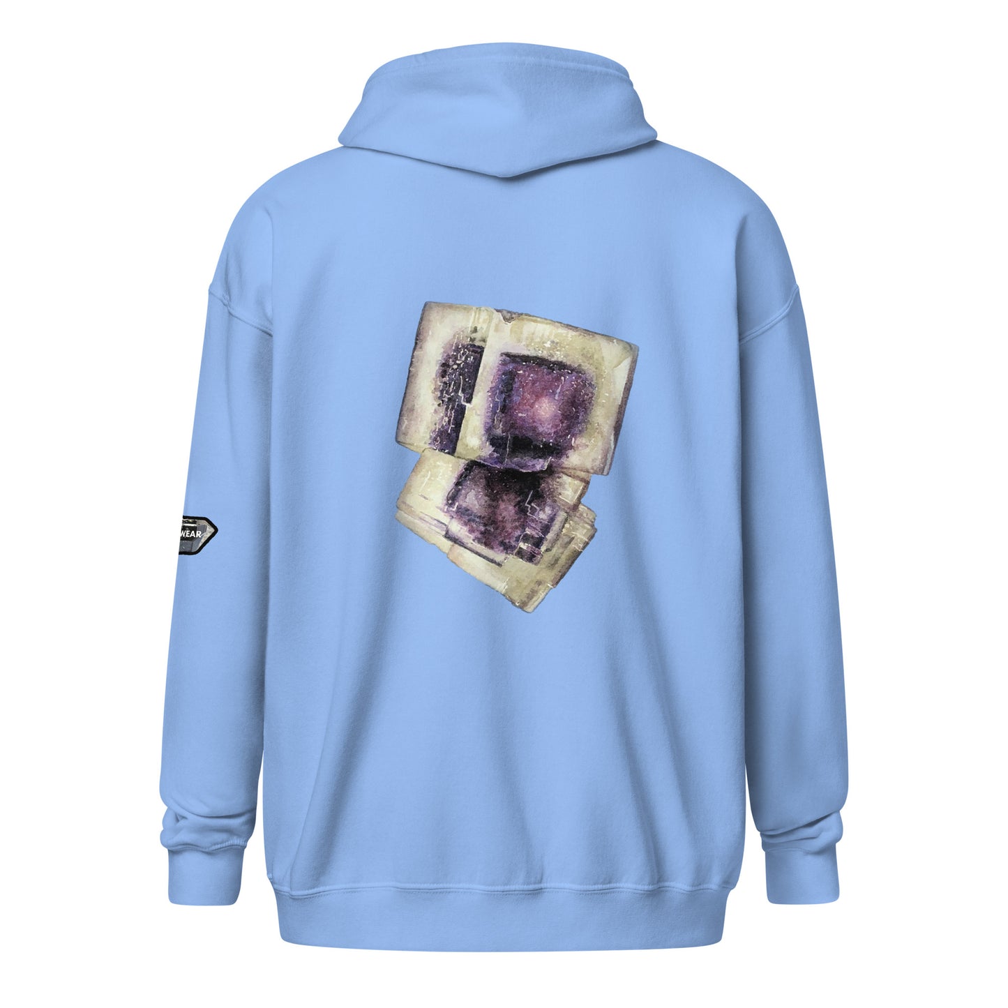 Auglaize Ohio Fluorite Watercolor - Unisex heavy blend zip hoodie