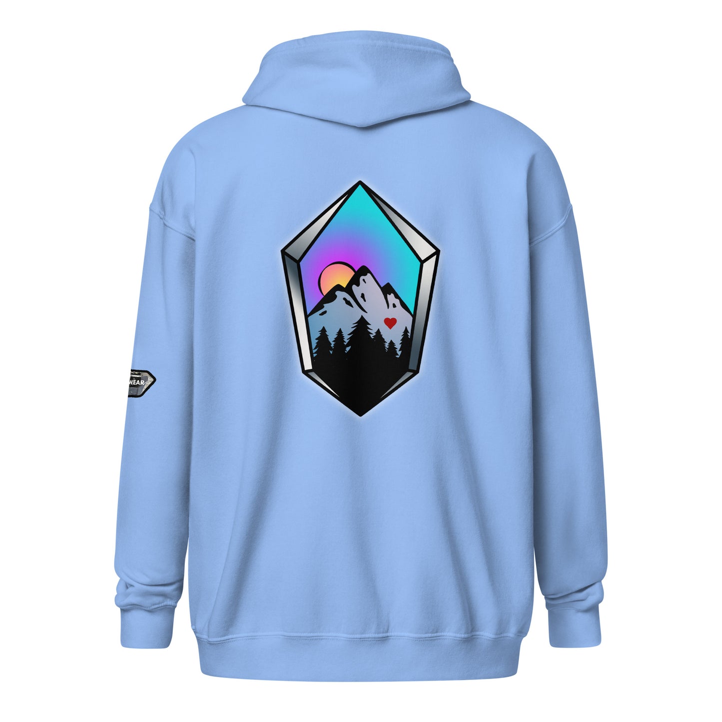 Crystal Mountain - Unisex heavy blend zip hoodie