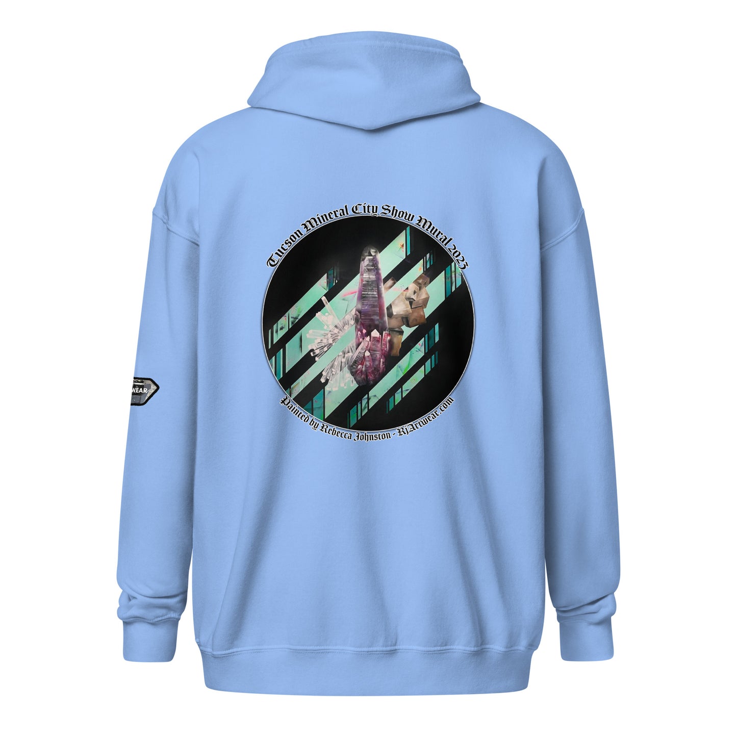 Tucson Mineral City Mural 2023 - Unisex heavy blend zip hoodie