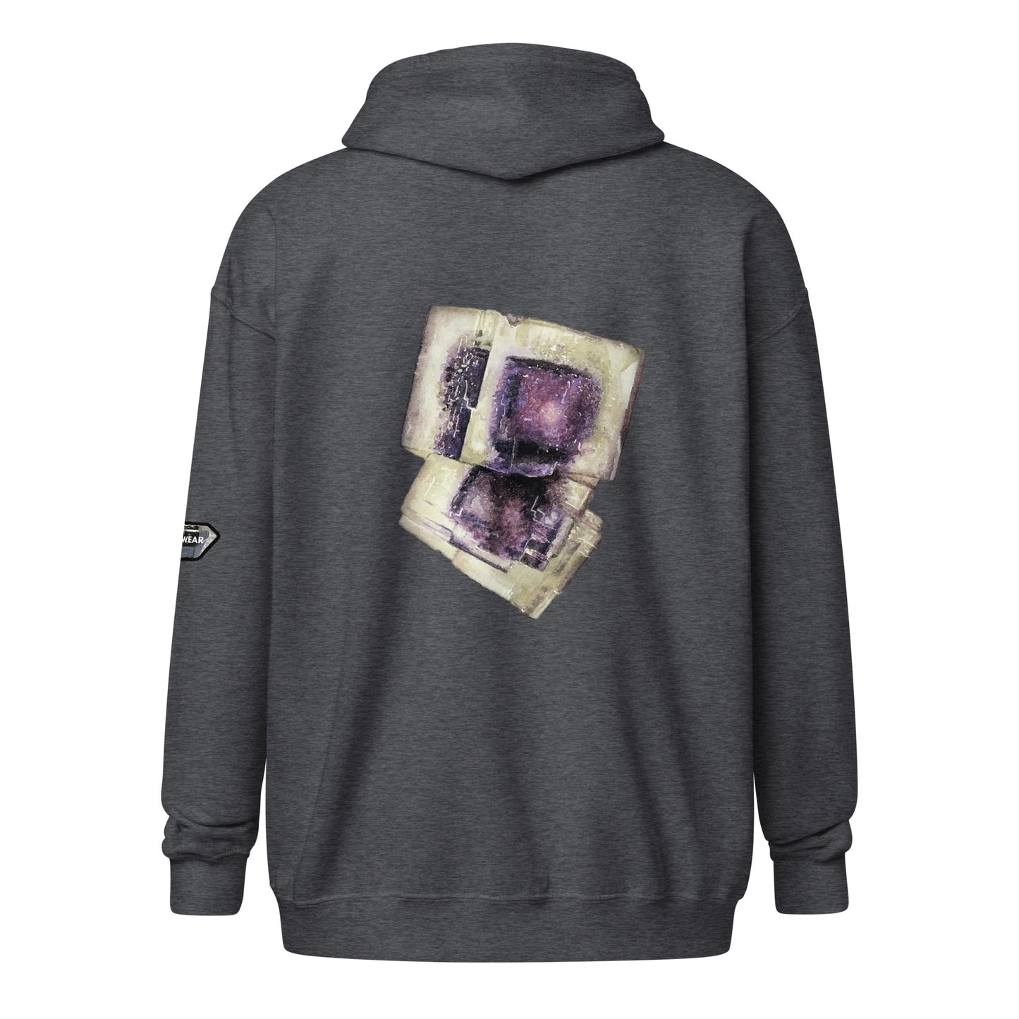 Auglaize Ohio Fluorite Watercolor - Unisex heavy blend zip hoodie