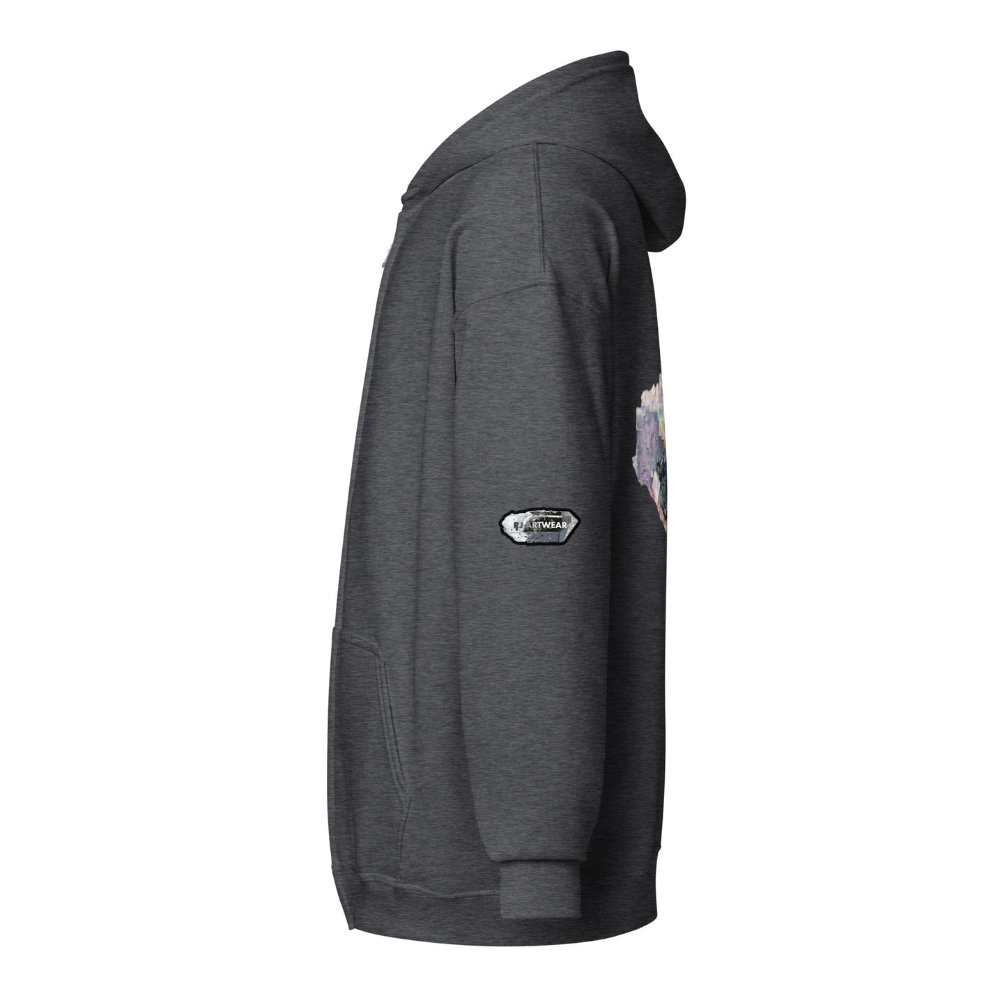 Fluorite Cluster - Unisex heavy blend zip hoodie
