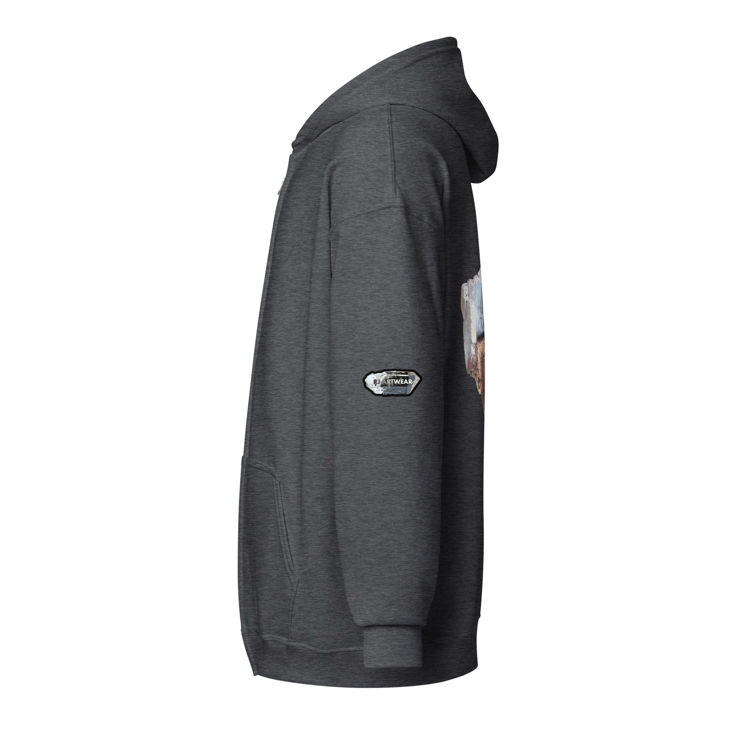 Minerva No.1 Fluorite Drawing - Unisex heavy blend zip hoodie