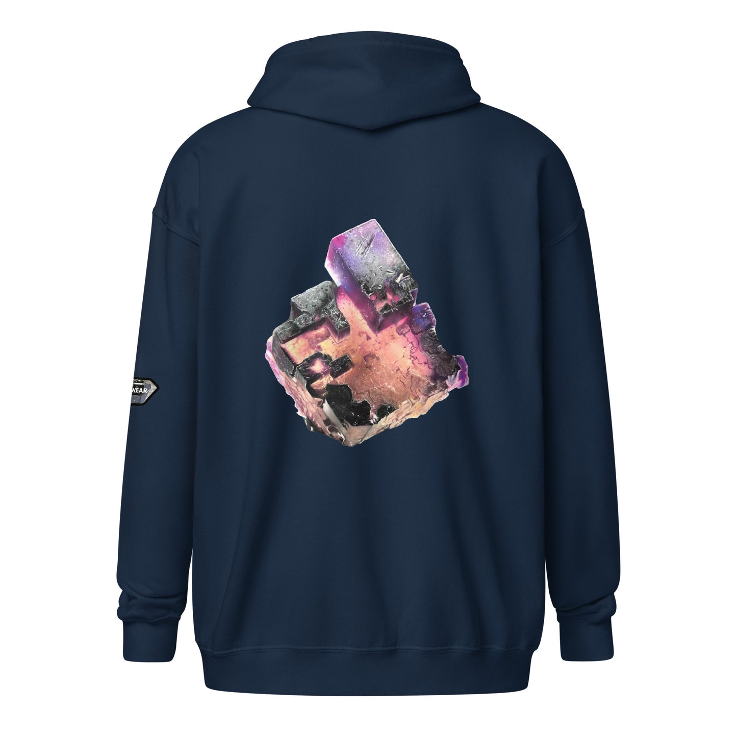 Illinois Fluorite Drawing - Unisex heavy blend zip hoodie